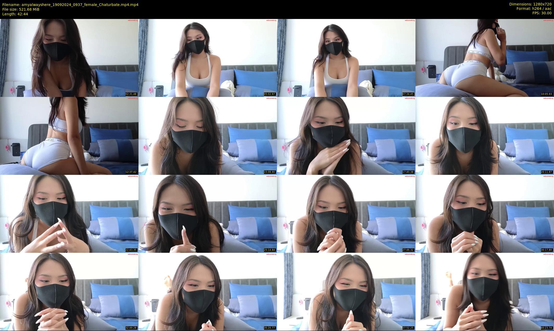 amyalwayshere — 43 minute Chaturbate female cam show recording, 720p, Sep 19, 2024