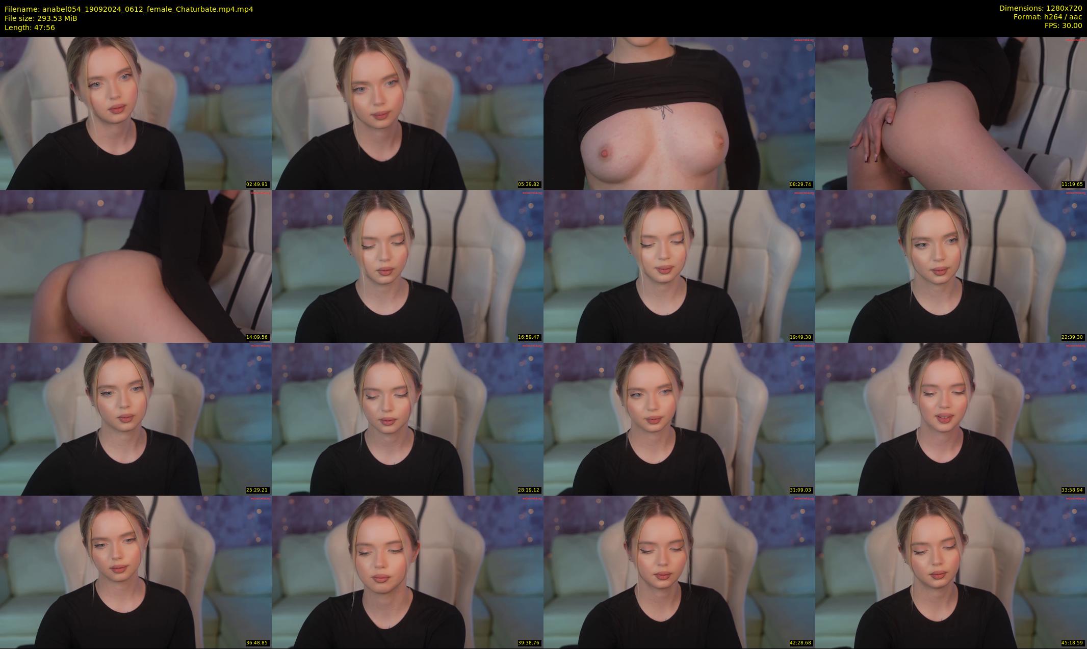 anabel054 — 48 minute Chaturbate female cam show recording, 720p, Sep 19, 2024