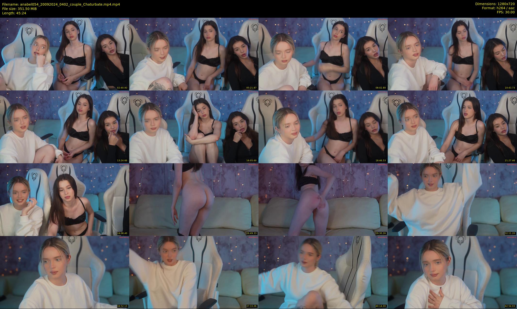 anabel054 — 46 minute Chaturbate female cam show recording, 720p, Sep 20, 2024