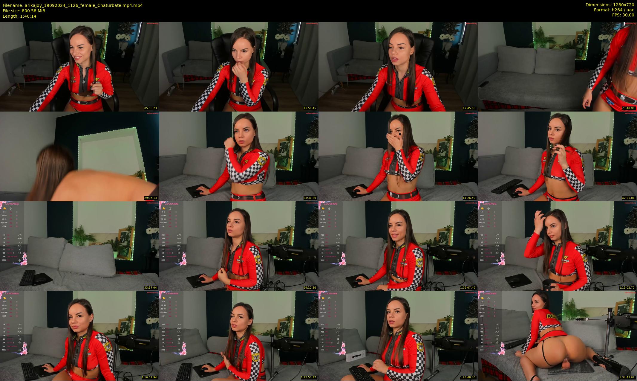 arikajoy — 101 minute Chaturbate female cam show recording, 720p, Sep 19, 2024