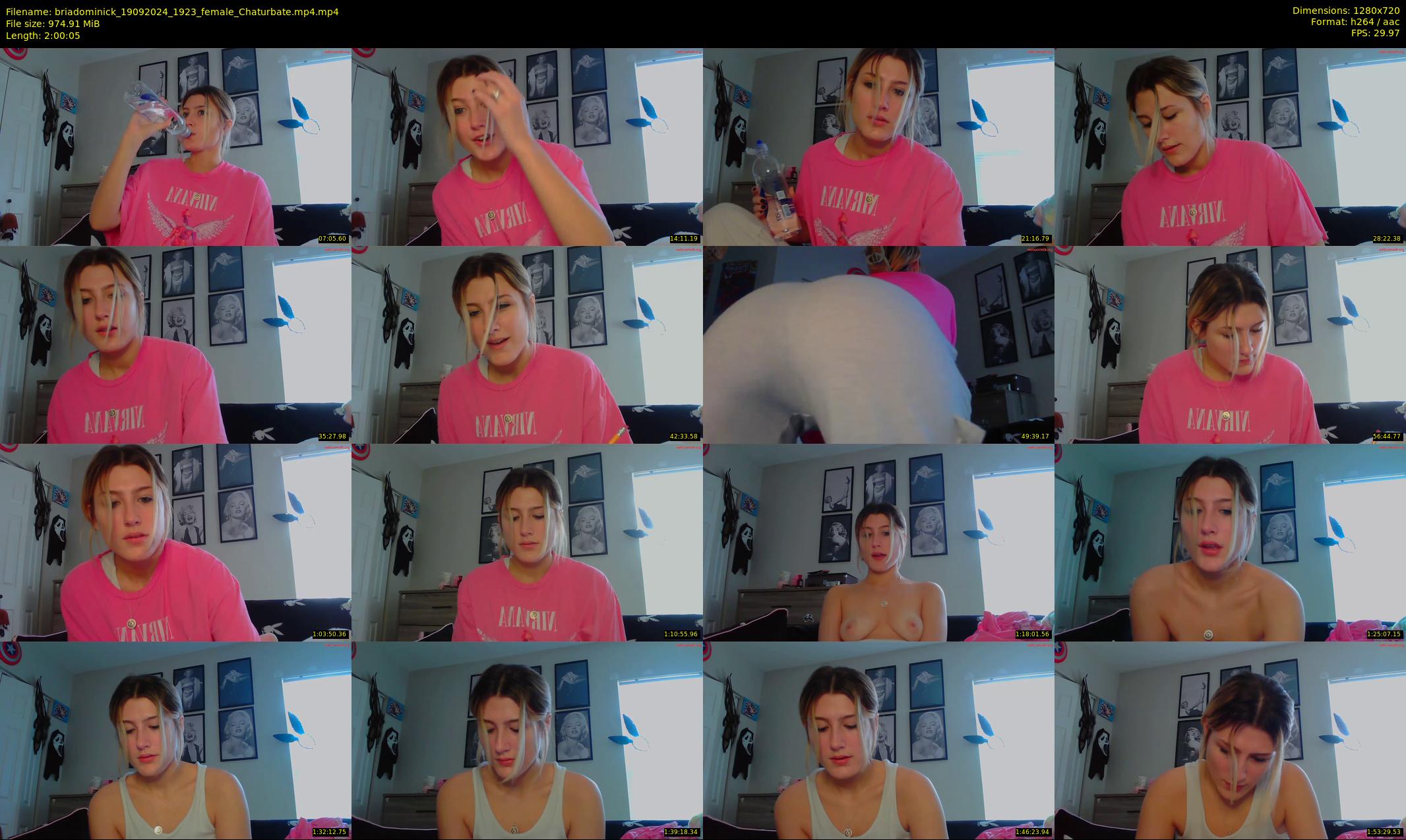 briadominick — 121 minute Chaturbate couple cam show recording, 720p, Sep 19, 2024