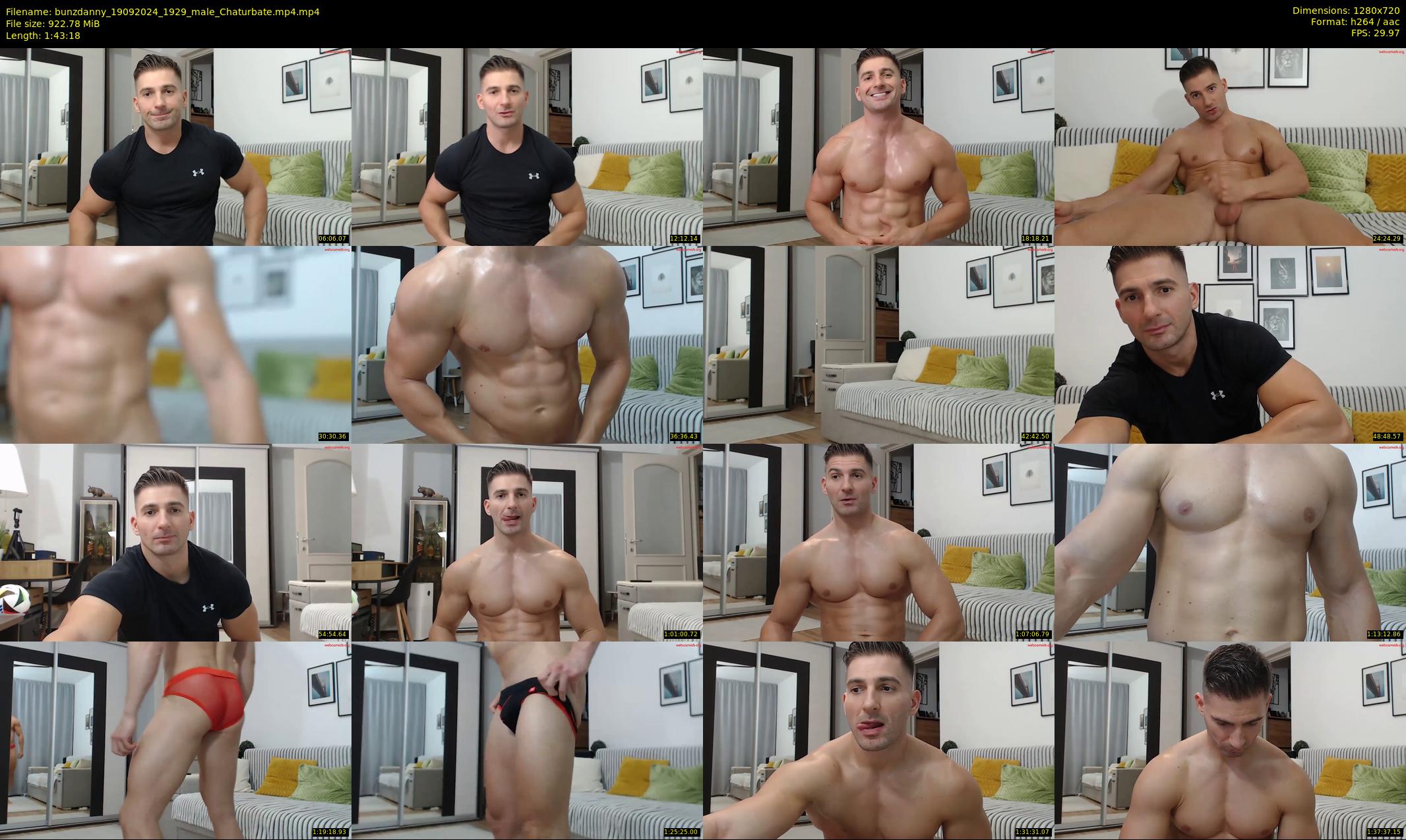 bunzdanny — 104 minute Chaturbate male cam show recording, 720p, Sep 19, 2024