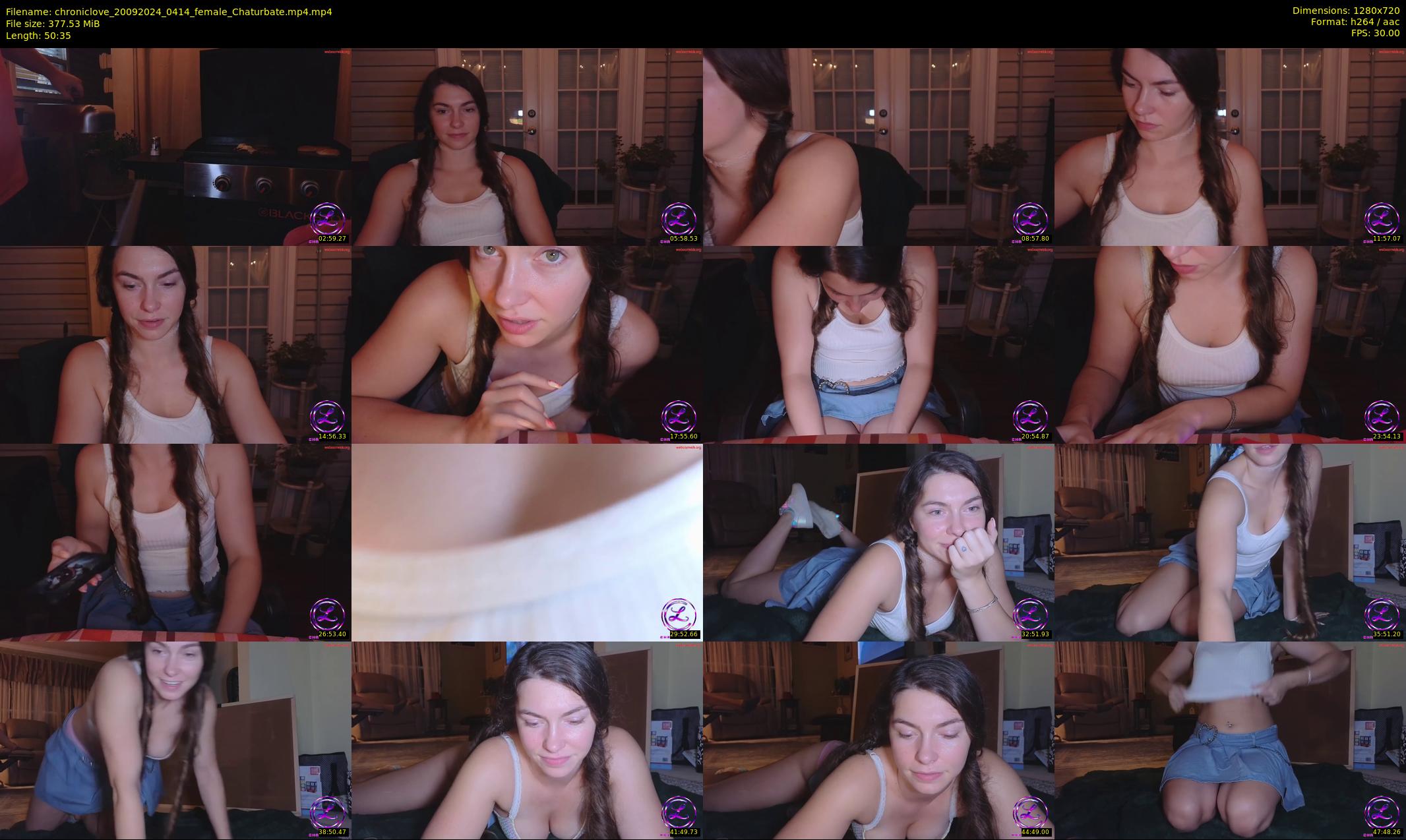 chroniclove — 51 minute Chaturbate female cam show recording, 720p, Sep 20, 2024