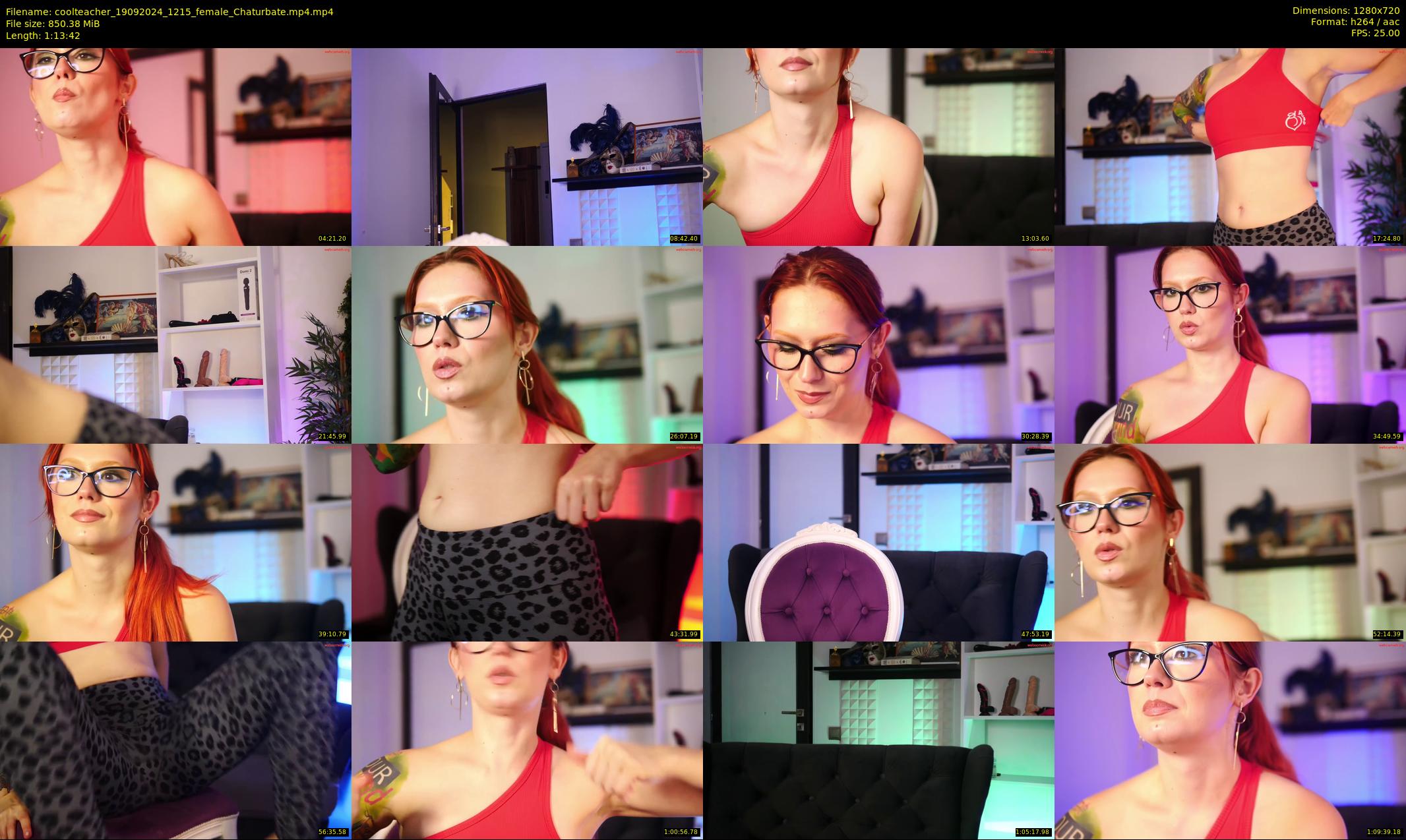 coolteacher — 74 minute Chaturbate female cam show recording, 720p, Sep 19, 2024