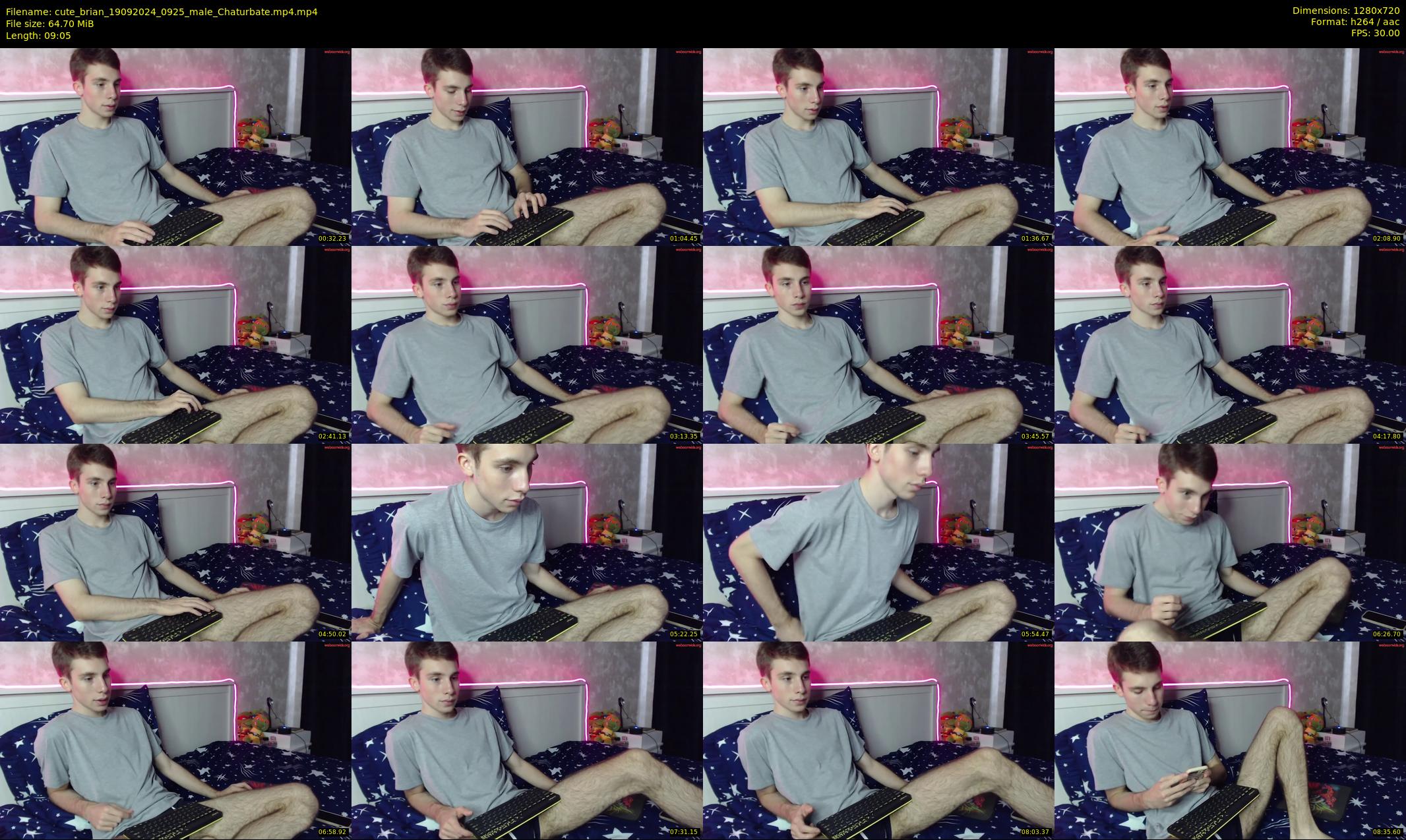 cute_brian — 10 minute Chaturbate male cam show recording, 720p, Sep 19, 2024