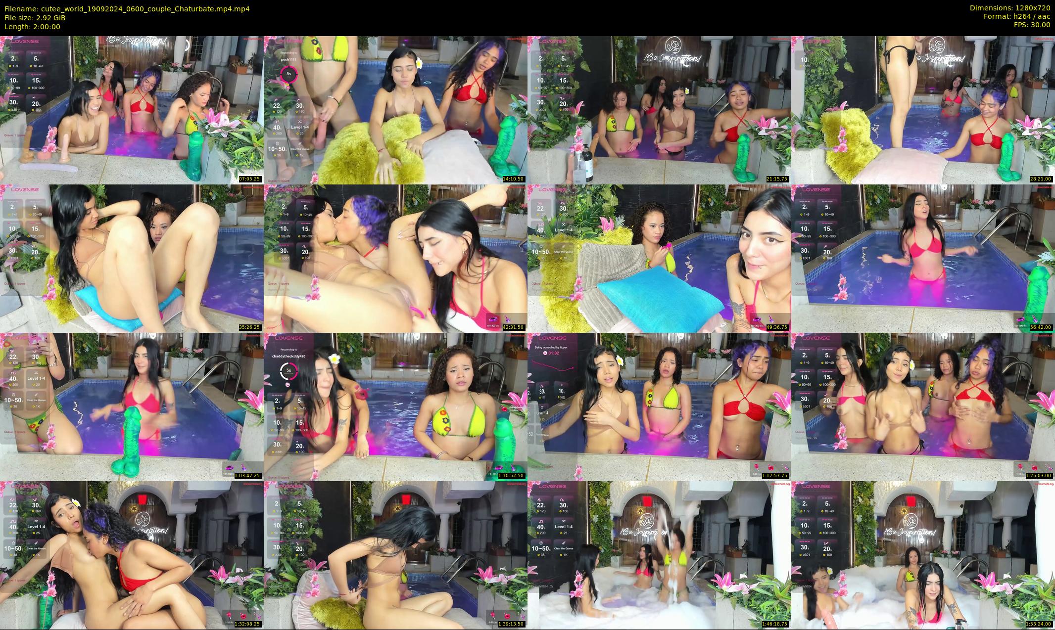 cutee_world — 120 minute Chaturbate female cam show recording, 720p, Sep 19, 2024