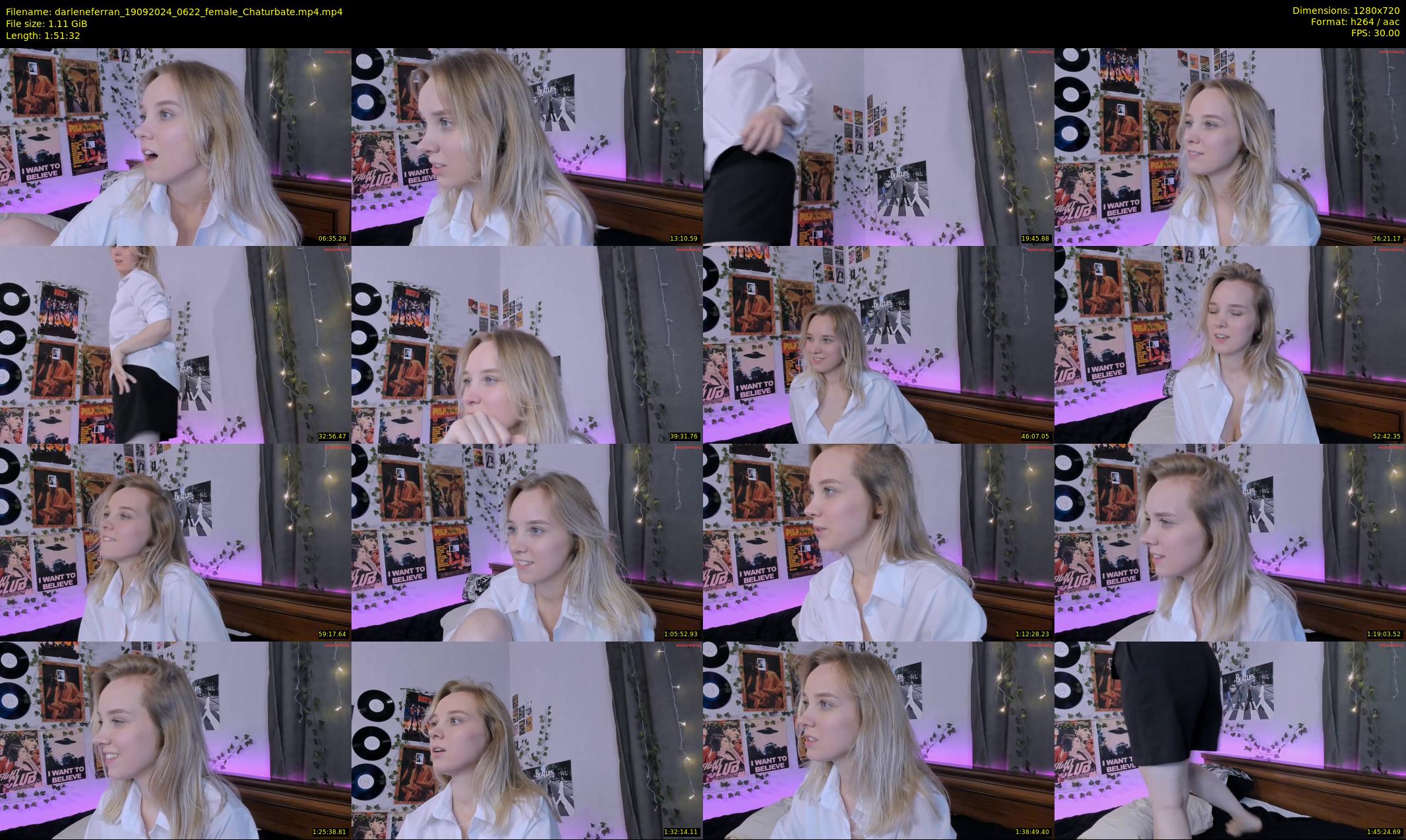 darleneferran — 112 minute Chaturbate female cam show recording, 720p, Sep 19, 2024