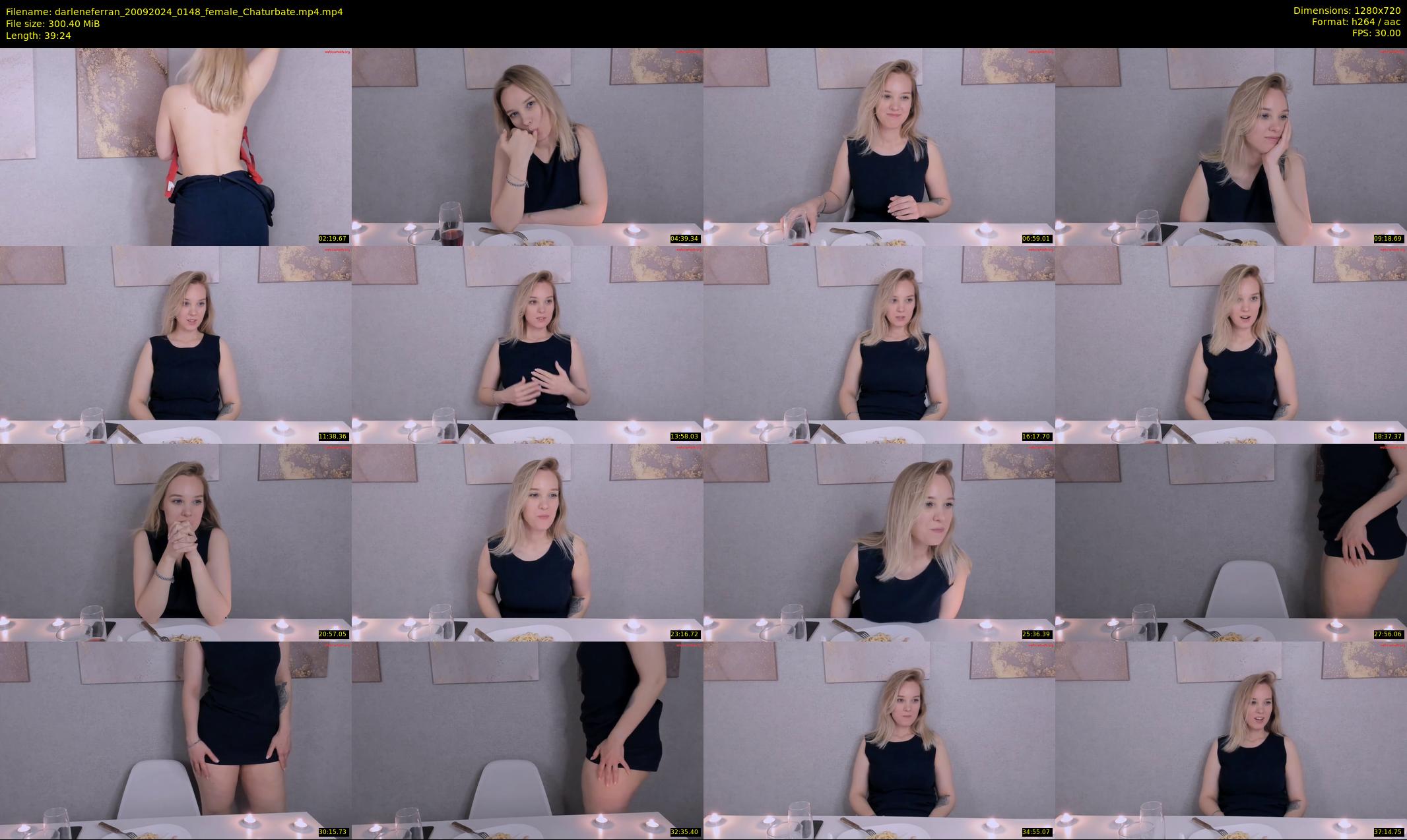 darleneferran — 40 minute Chaturbate female cam show recording, 720p, Sep 20, 2024