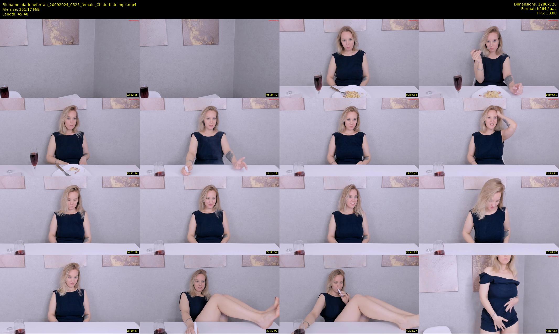 darleneferran — 46 minute Chaturbate female cam show recording, 720p, Sep 20, 2024
