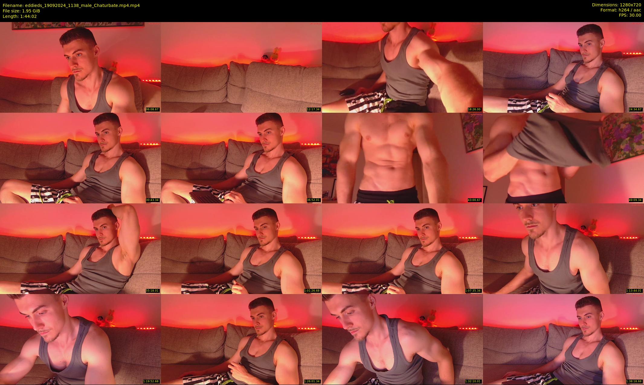 eddieds — 105 minute Chaturbate male cam show recording, 720p, Sep 19, 2024