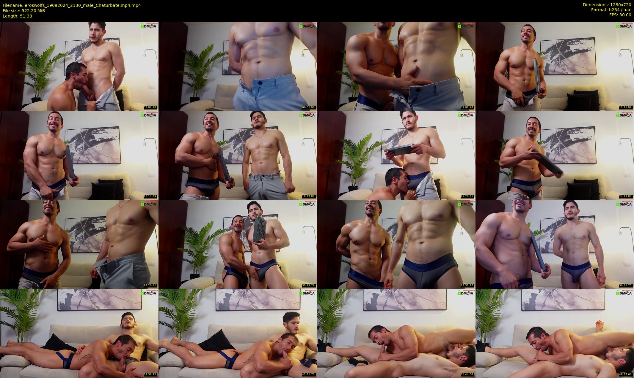 eroswolfs — 52 minute Chaturbate male cam show recording, 720p, Sep 19, 2024