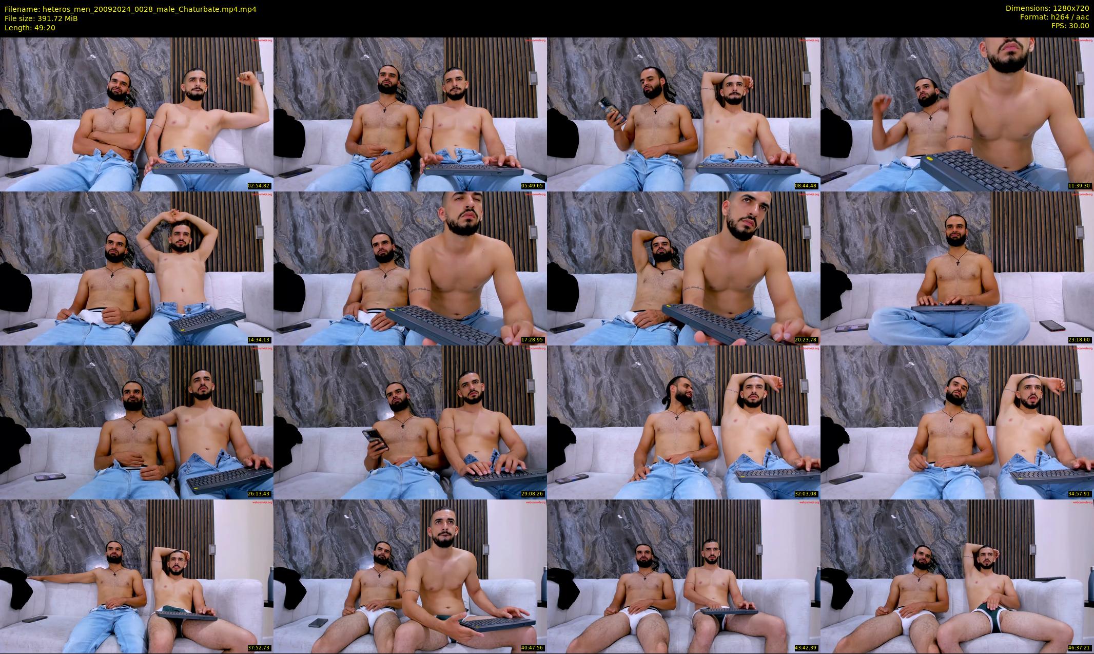 heteros_men — 50 minute Chaturbate male cam show recording, 720p, Sep 20, 2024