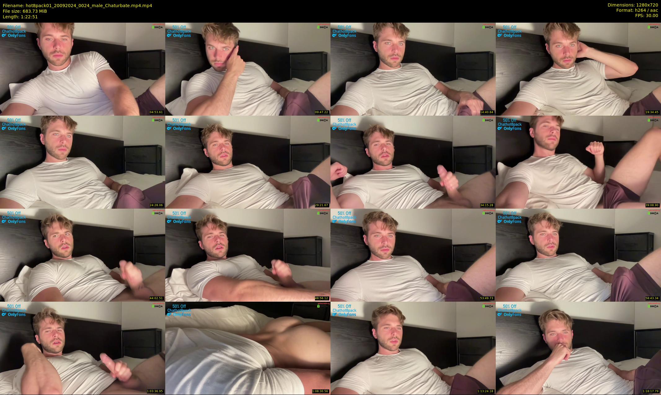 hot8pack01 — 83 minute Chaturbate male cam show recording, 720p, Sep 20, 2024