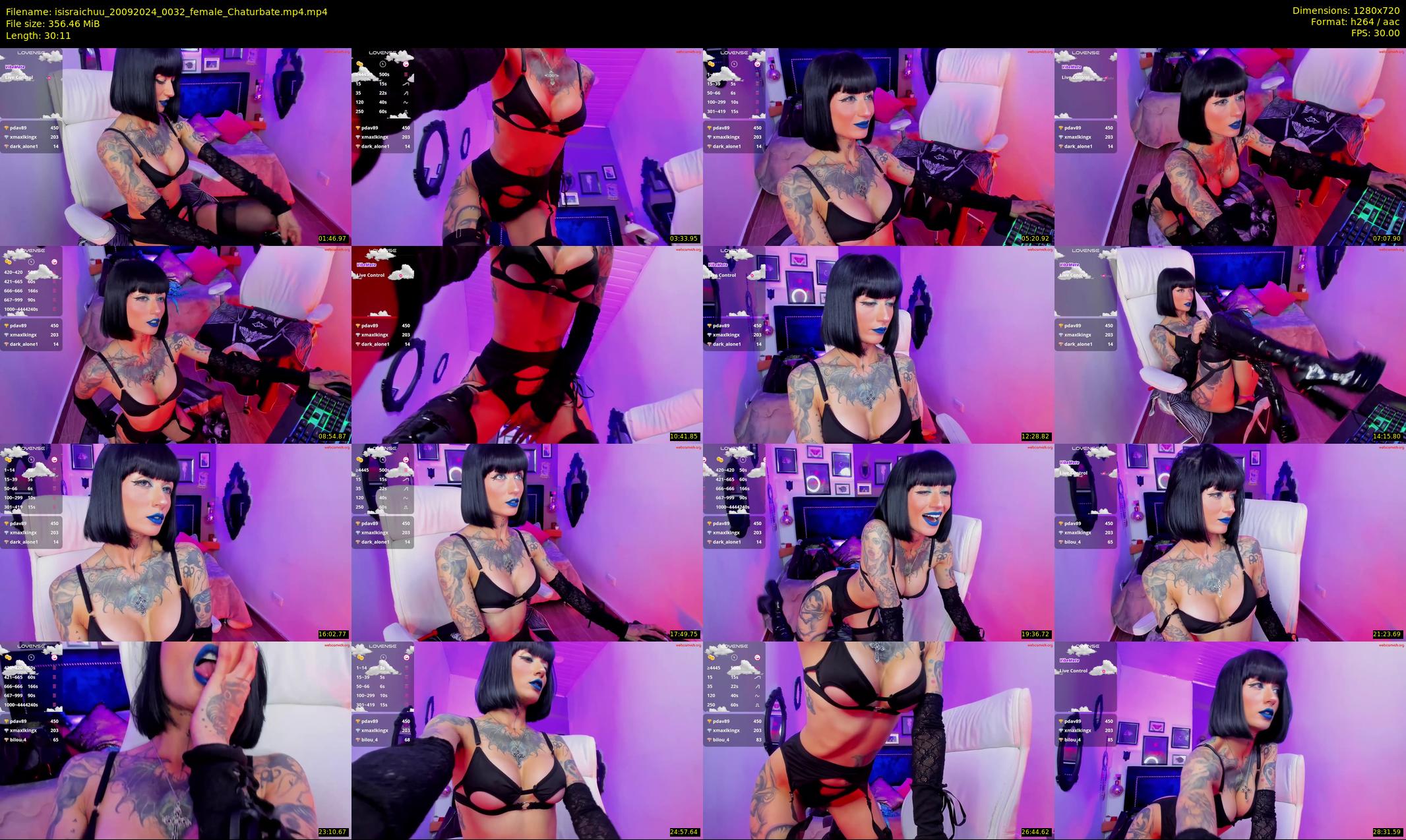 isisraichuu — 31 minute Chaturbate female cam show recording, 720p, Sep 20, 2024