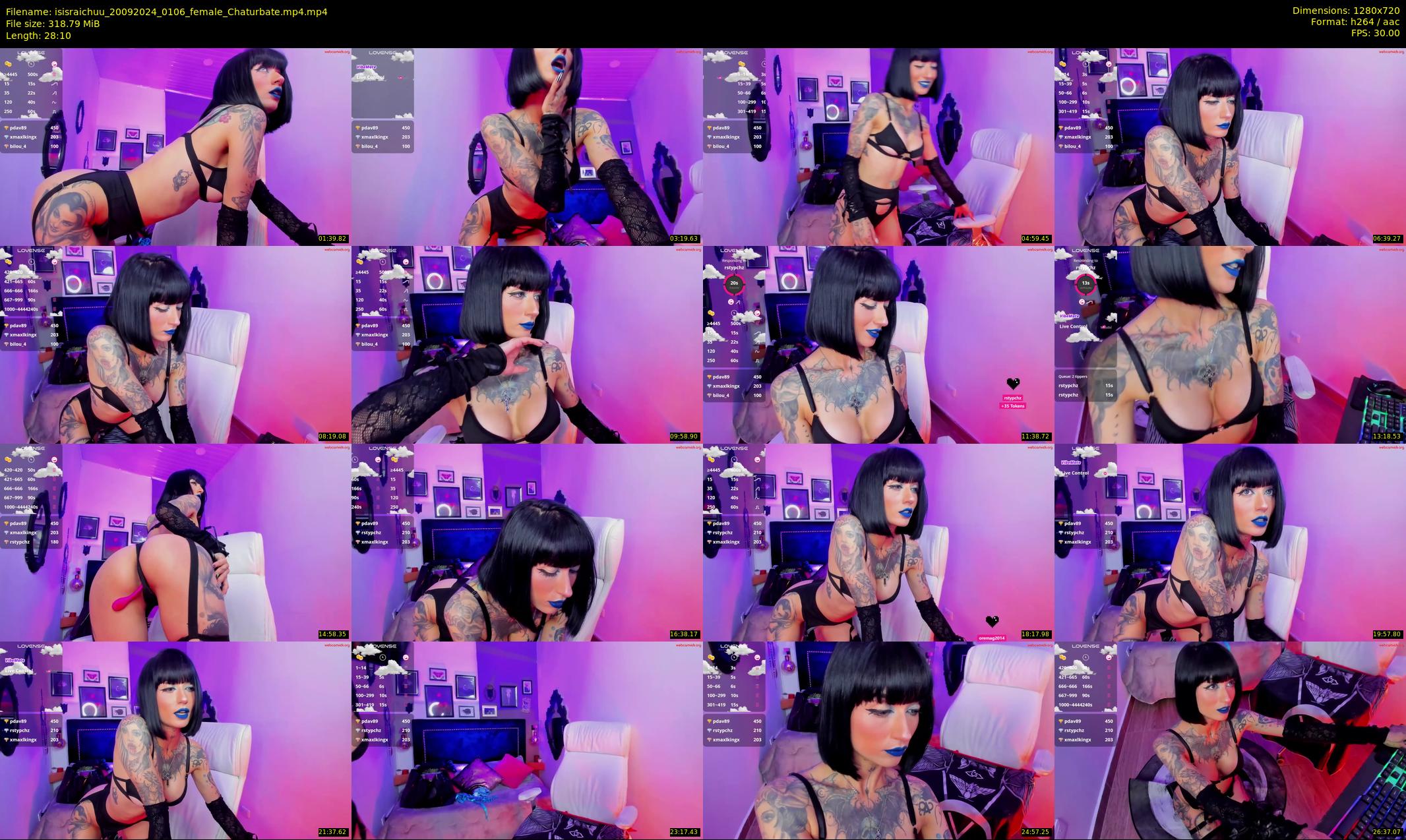 isisraichuu — 29 minute Chaturbate female cam show recording, 720p, Sep 20, 2024