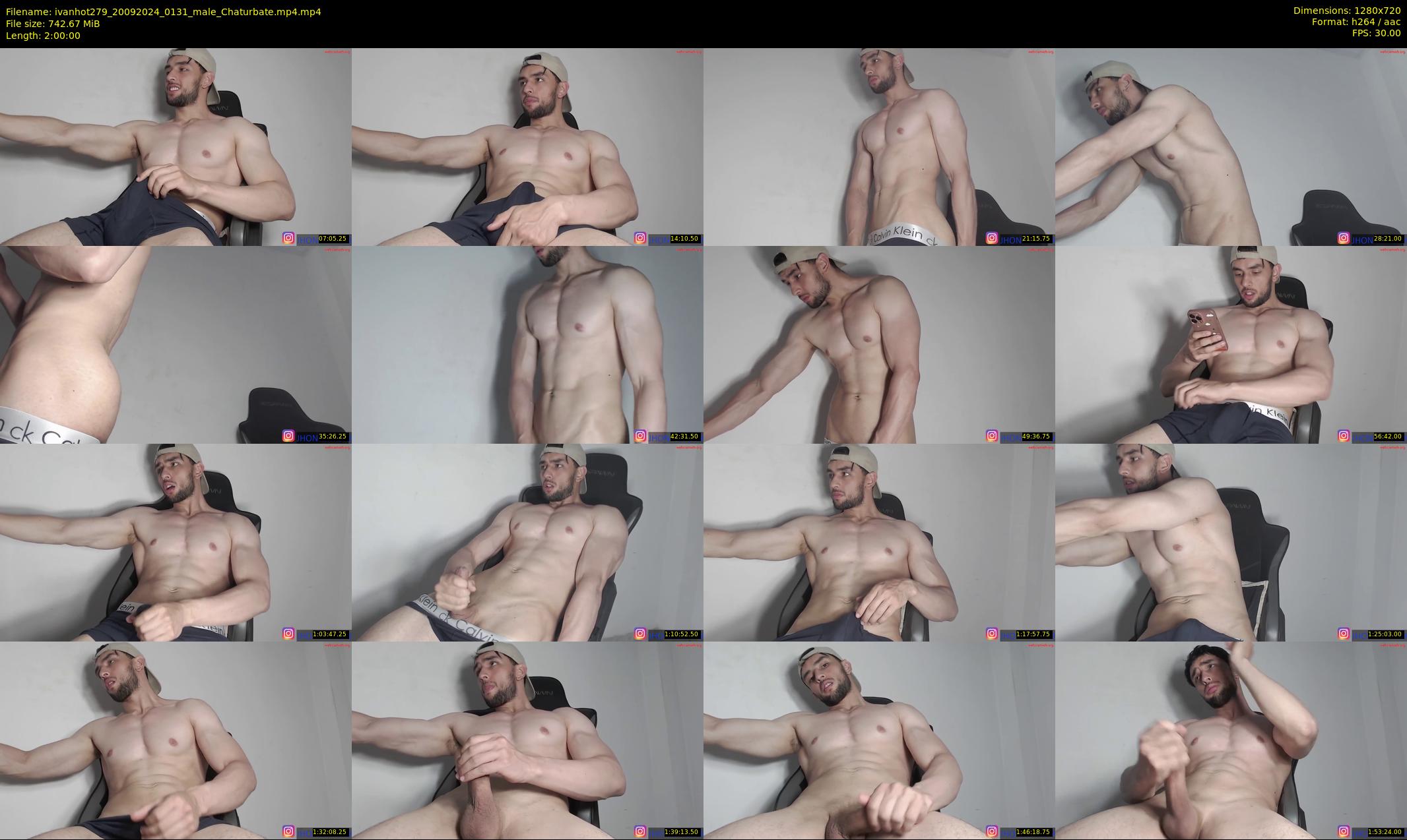 ivanhot279 — 120 minute Chaturbate male cam show recording, 720p, Sep 20, 2024