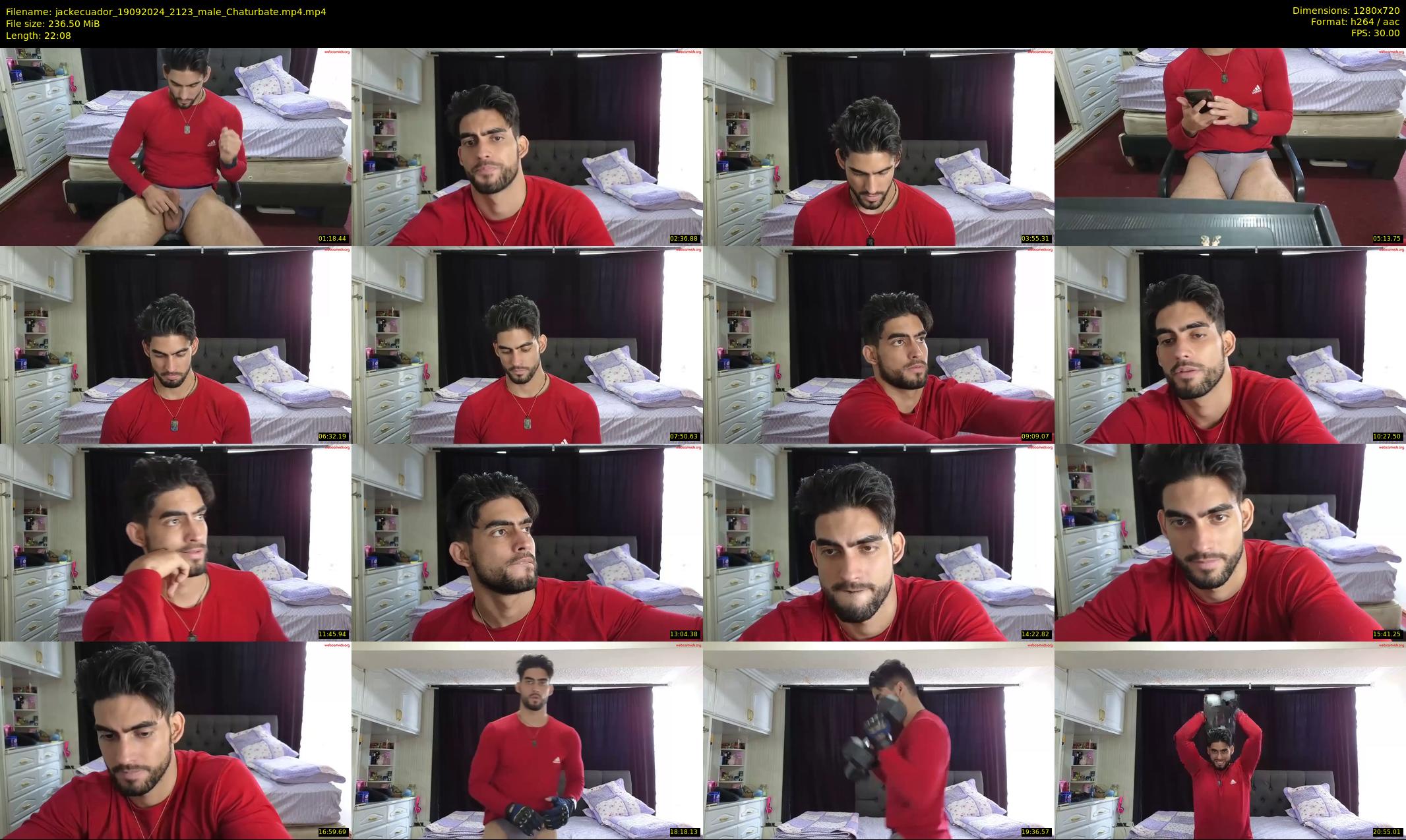 jackecuador — 23 minute Chaturbate male cam show recording, 720p, Sep 19, 2024
