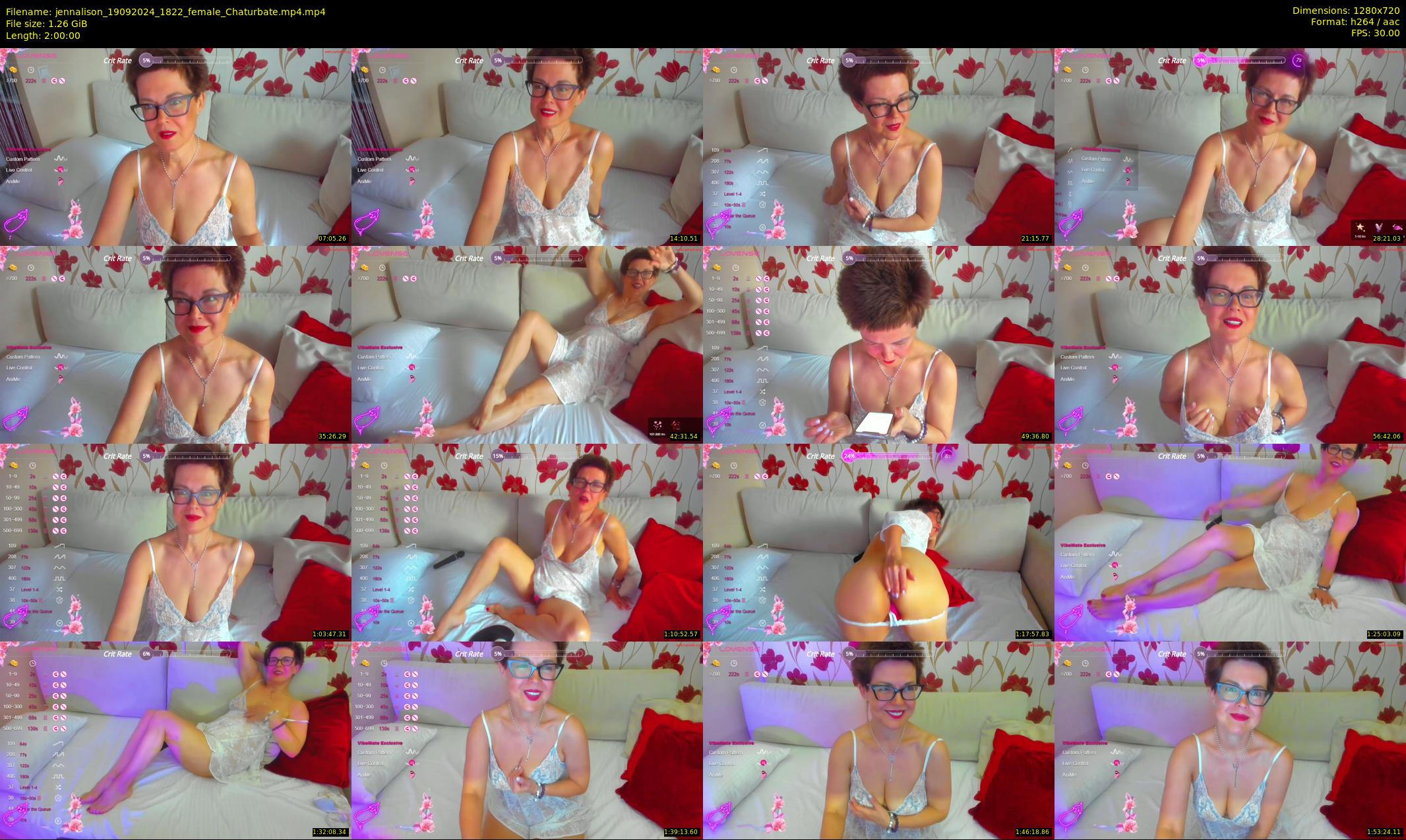 jennalison — 120 minute Chaturbate female cam show recording, 720p, Sep 19, 2024