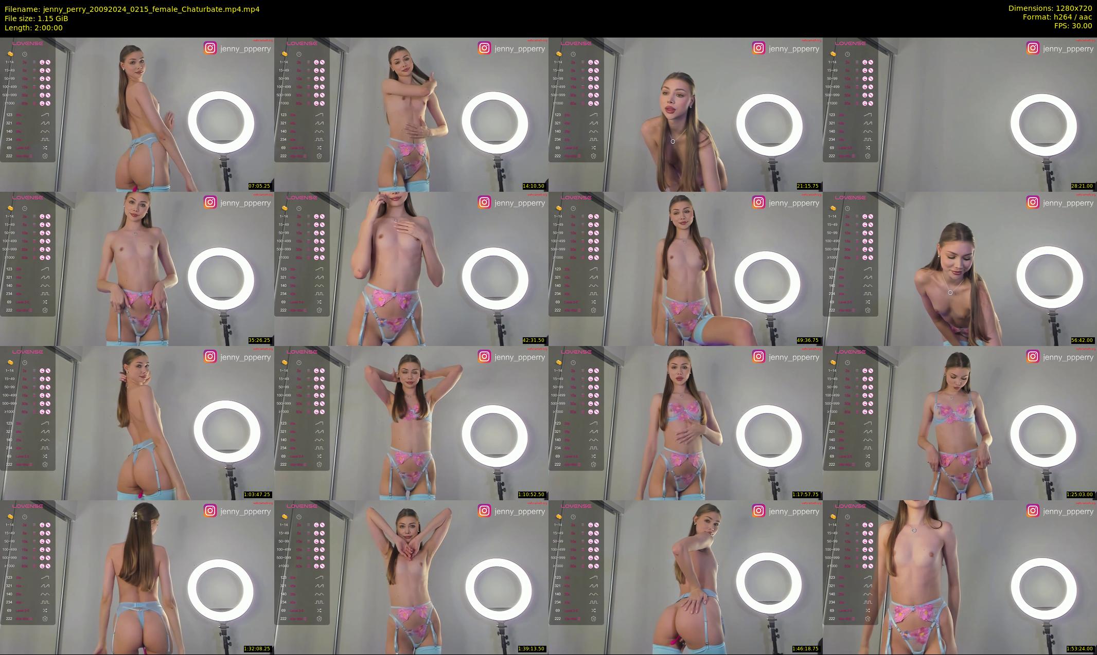 jenny_perry — 120 minute Chaturbate female cam show recording, 720p, Sep 20, 2024