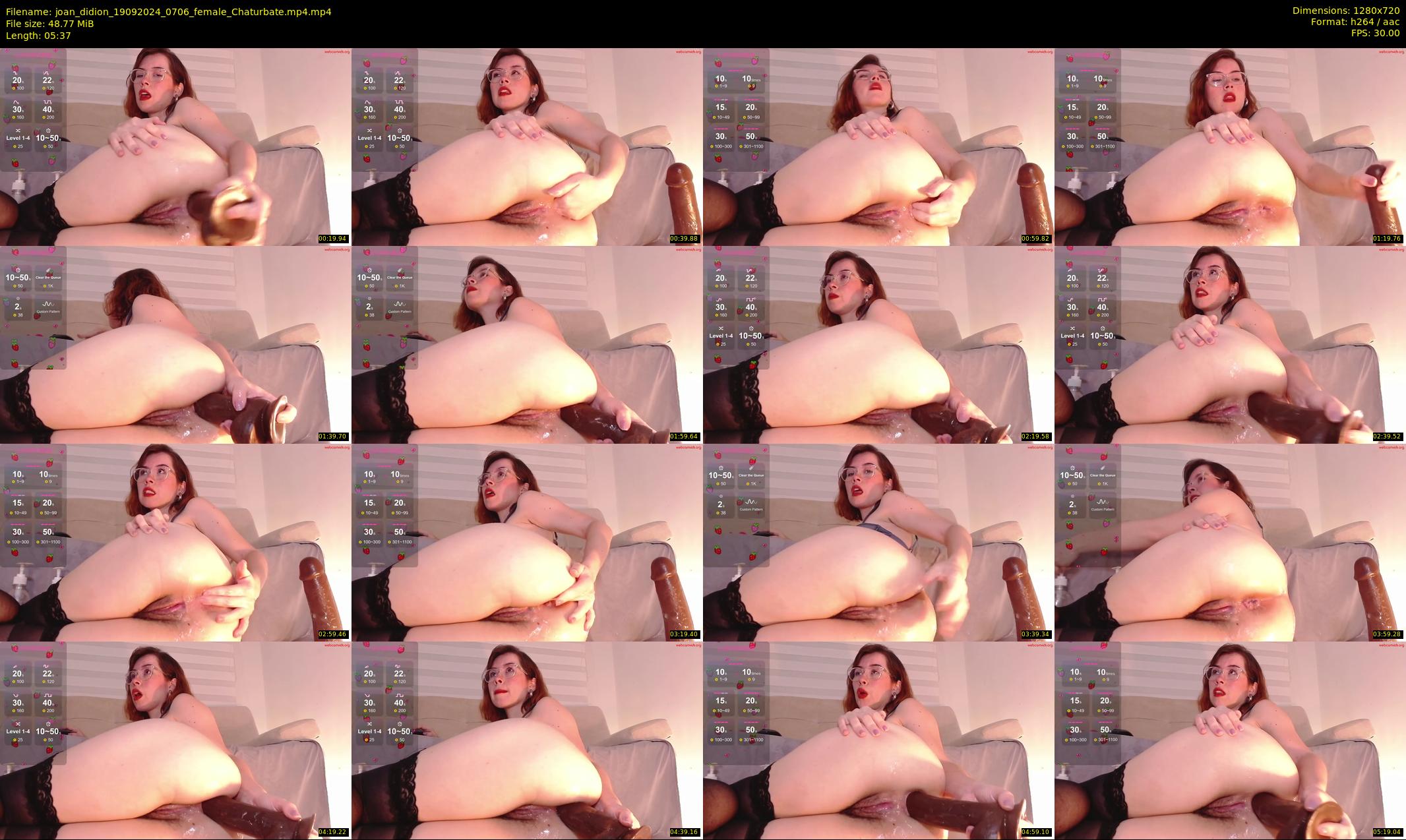 joan_didion — 6 minute Chaturbate female cam show recording, 720p, Sep 19, 2024