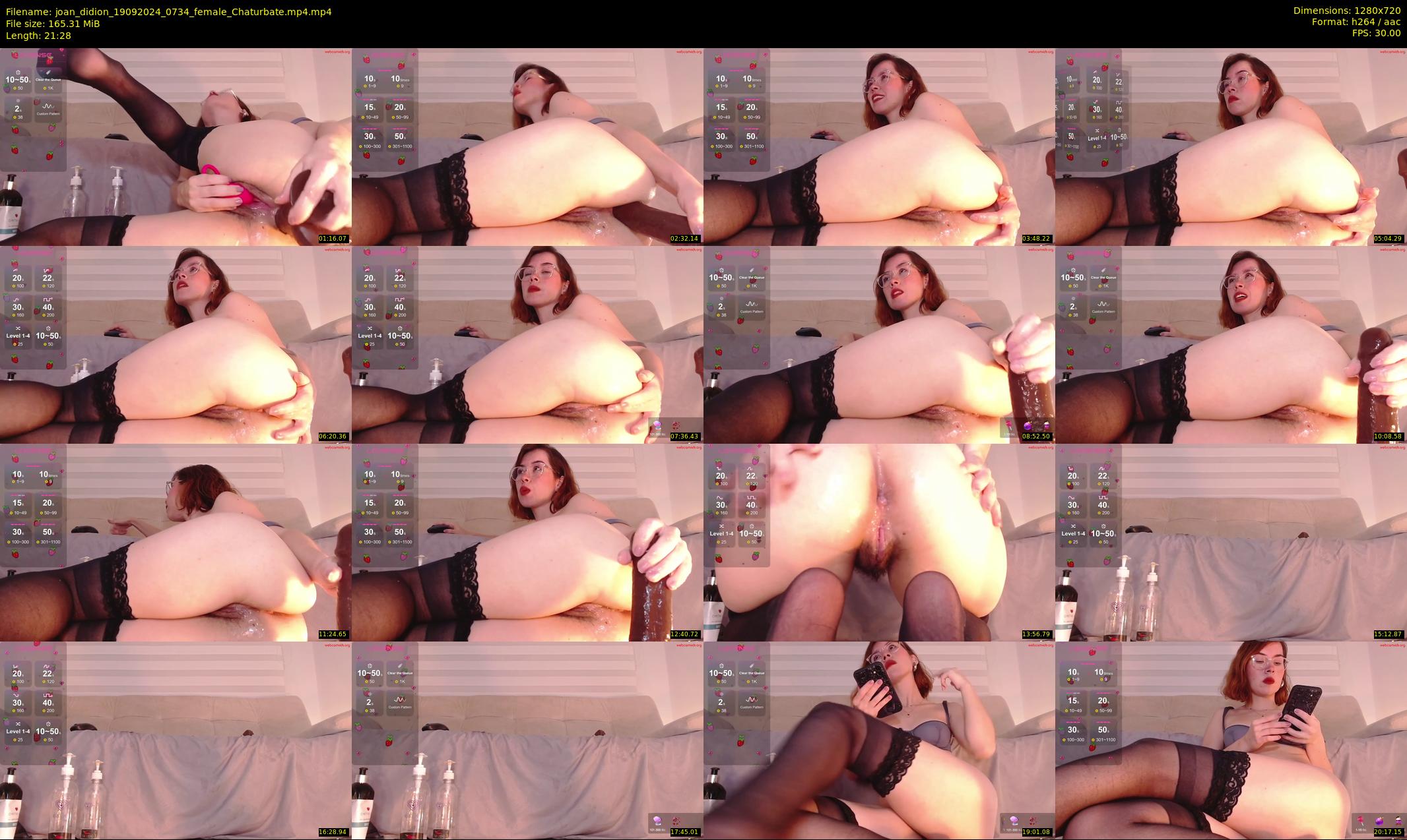 joan_didion — 22 minute Chaturbate female cam show recording, 720p, Sep 19, 2024