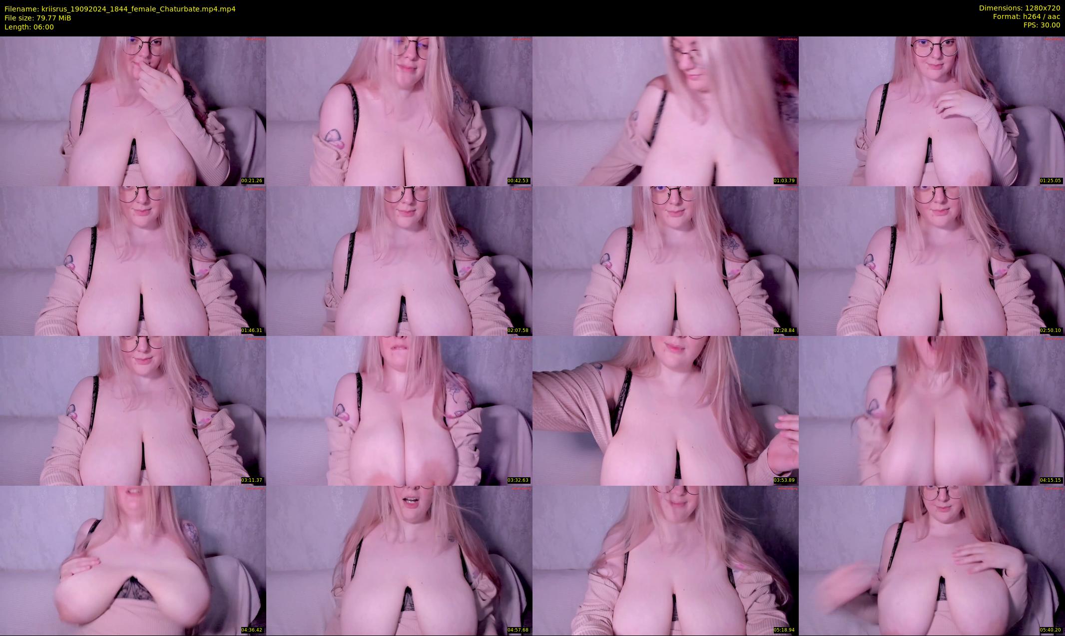 kriisrus — 6 minute Chaturbate female cam show recording, 720p, Sep 19, 2024