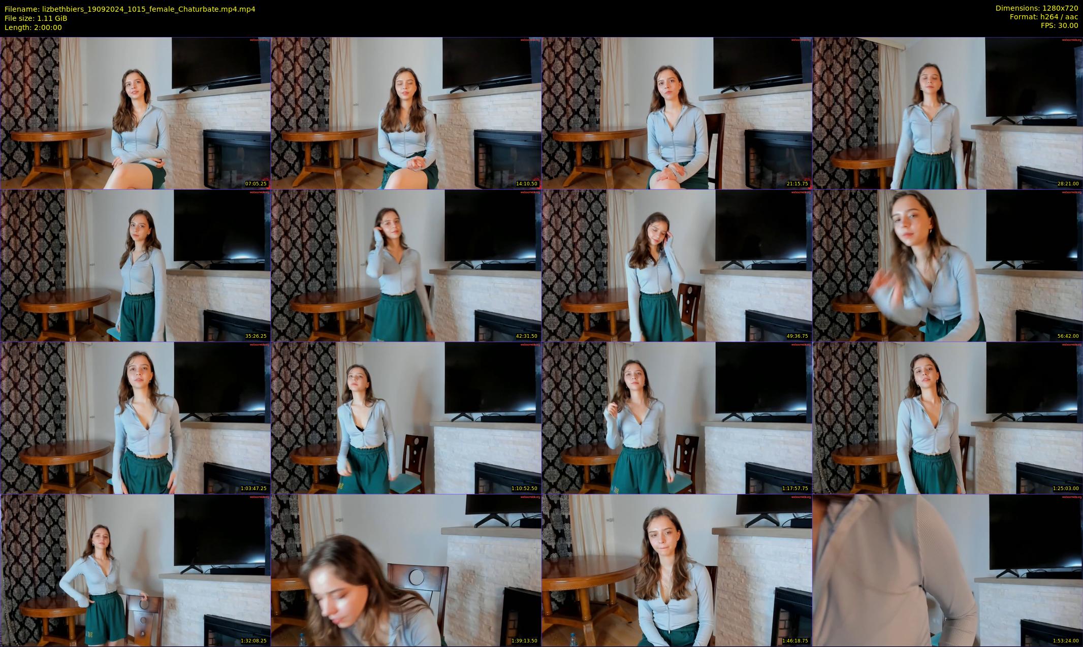 lizbethbiers — 120 minute Chaturbate female cam show recording, 720p, Sep 19, 2024