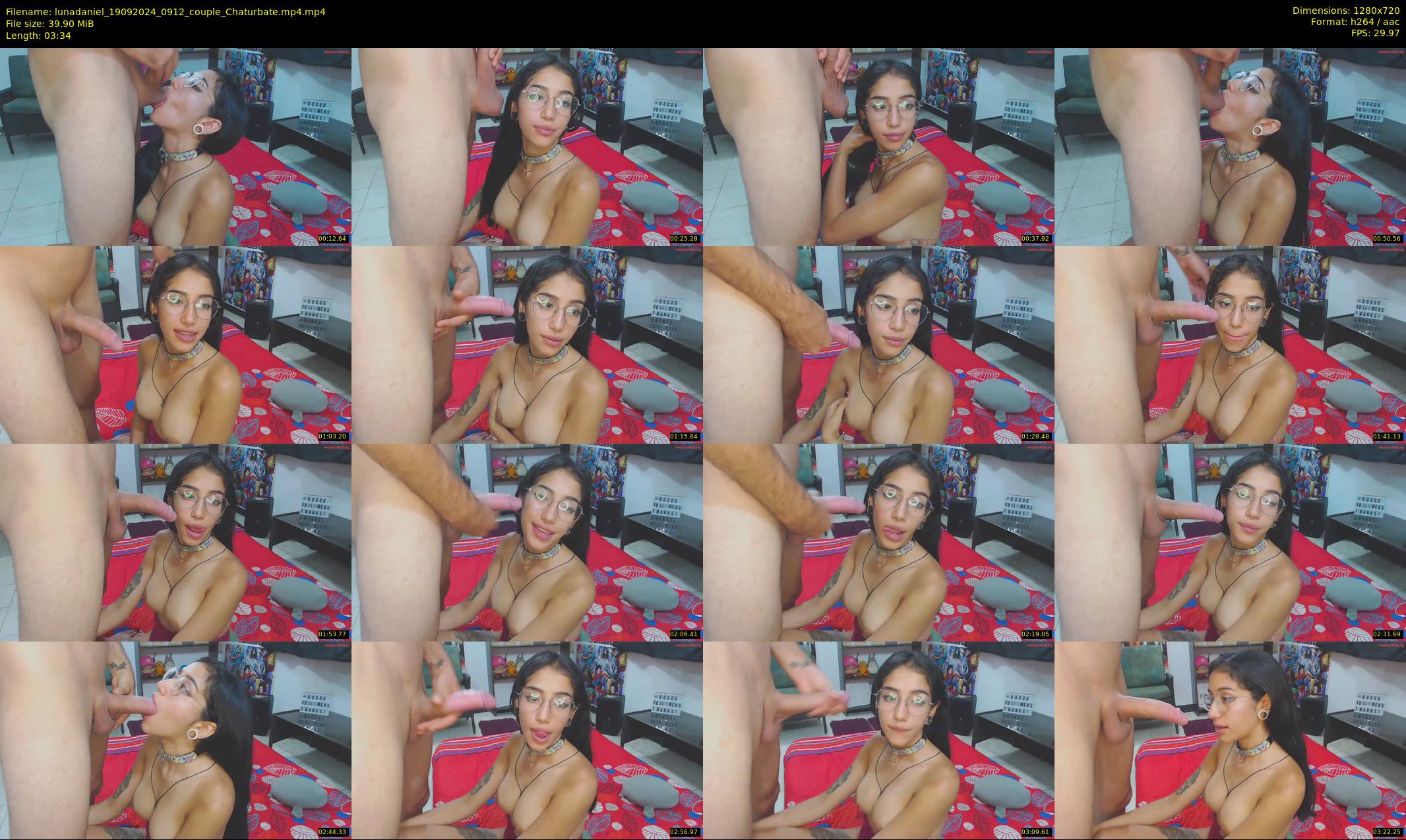 lunadaniel — 4 minute Chaturbate couple cam show recording, 720p, Sep 19, 2024