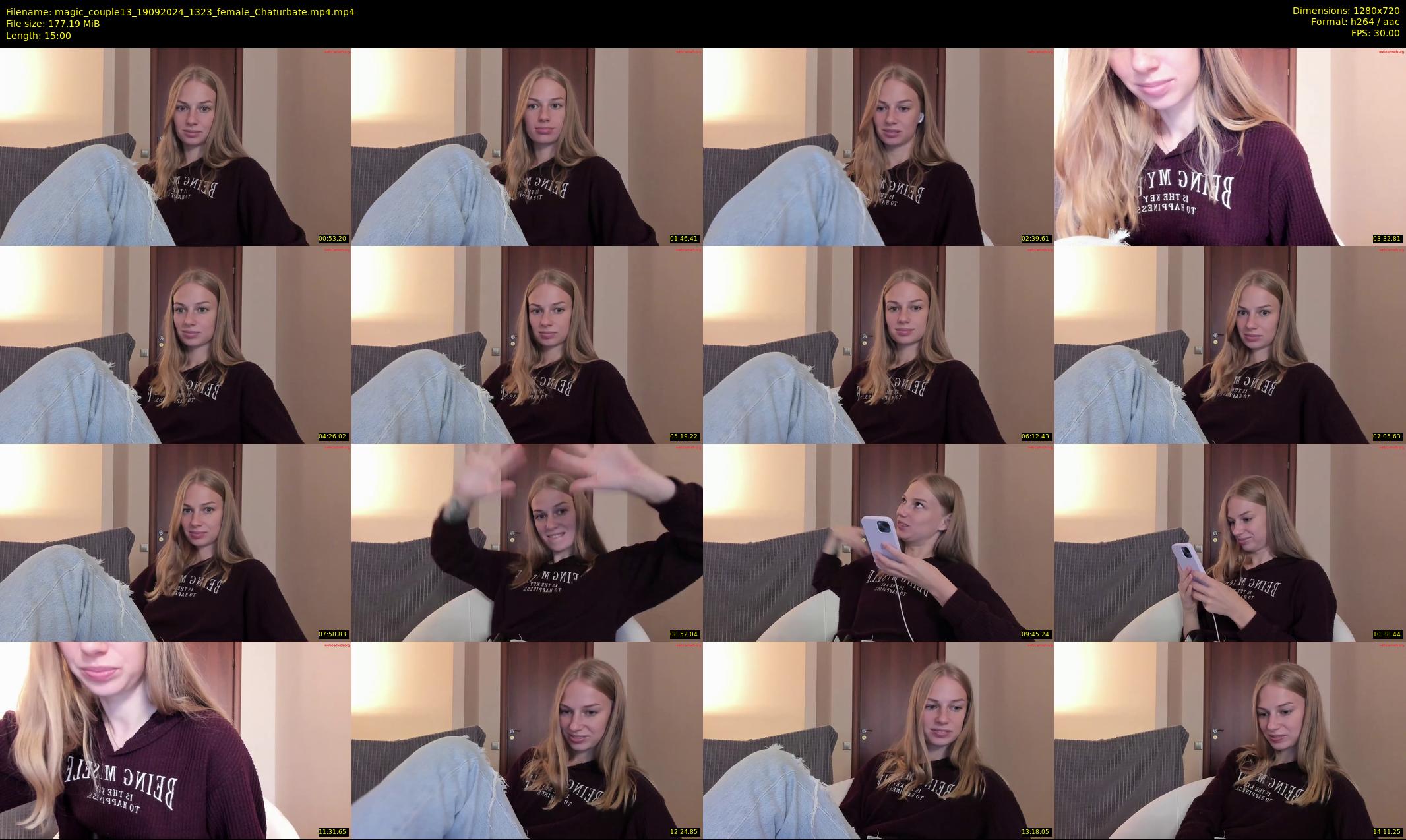 magic_couple13 — 15 minute Chaturbate couple cam show recording, 720p, Sep 19, 2024