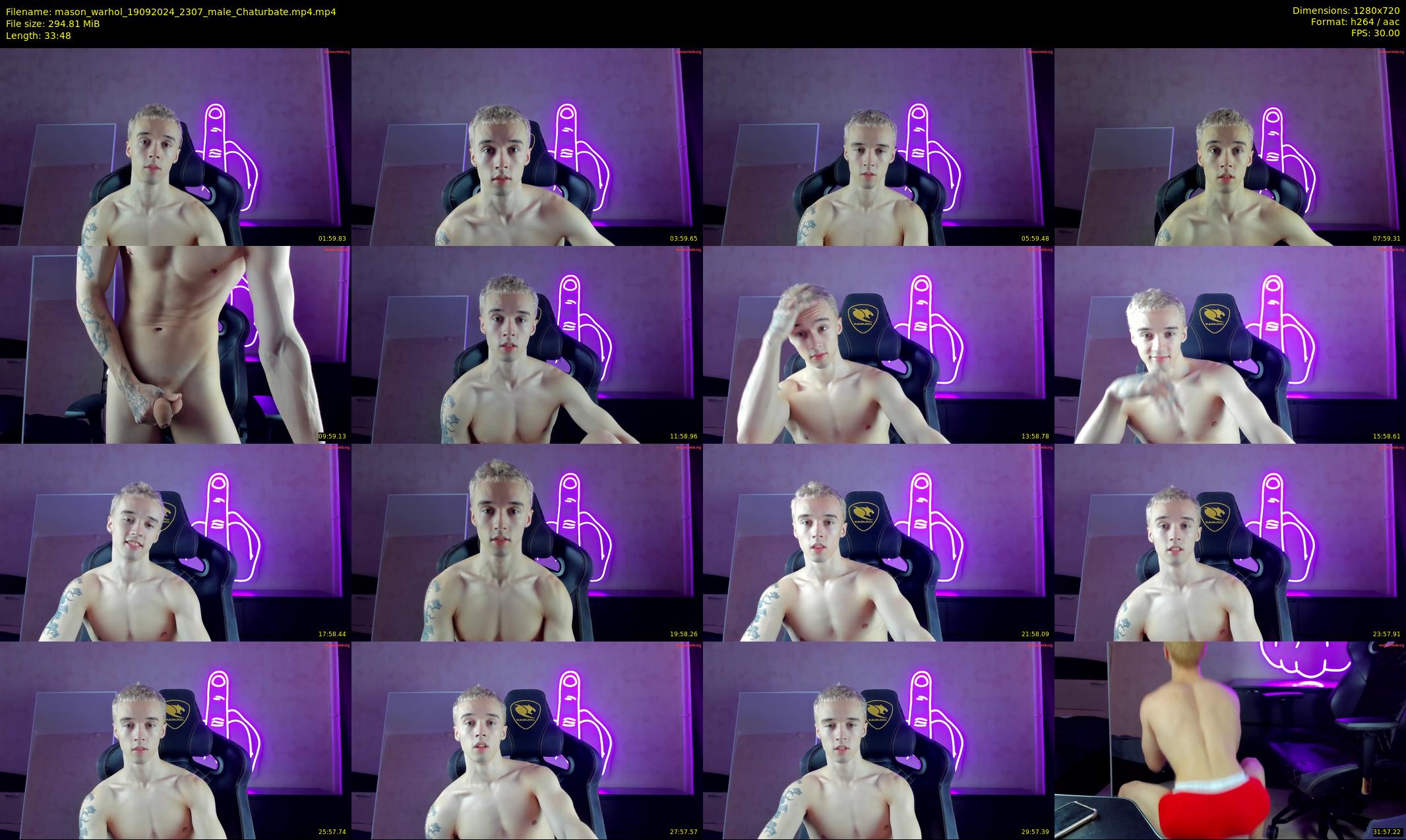 mason_warhol — 34 minute Chaturbate male cam show recording, 720p, Sep 19, 2024