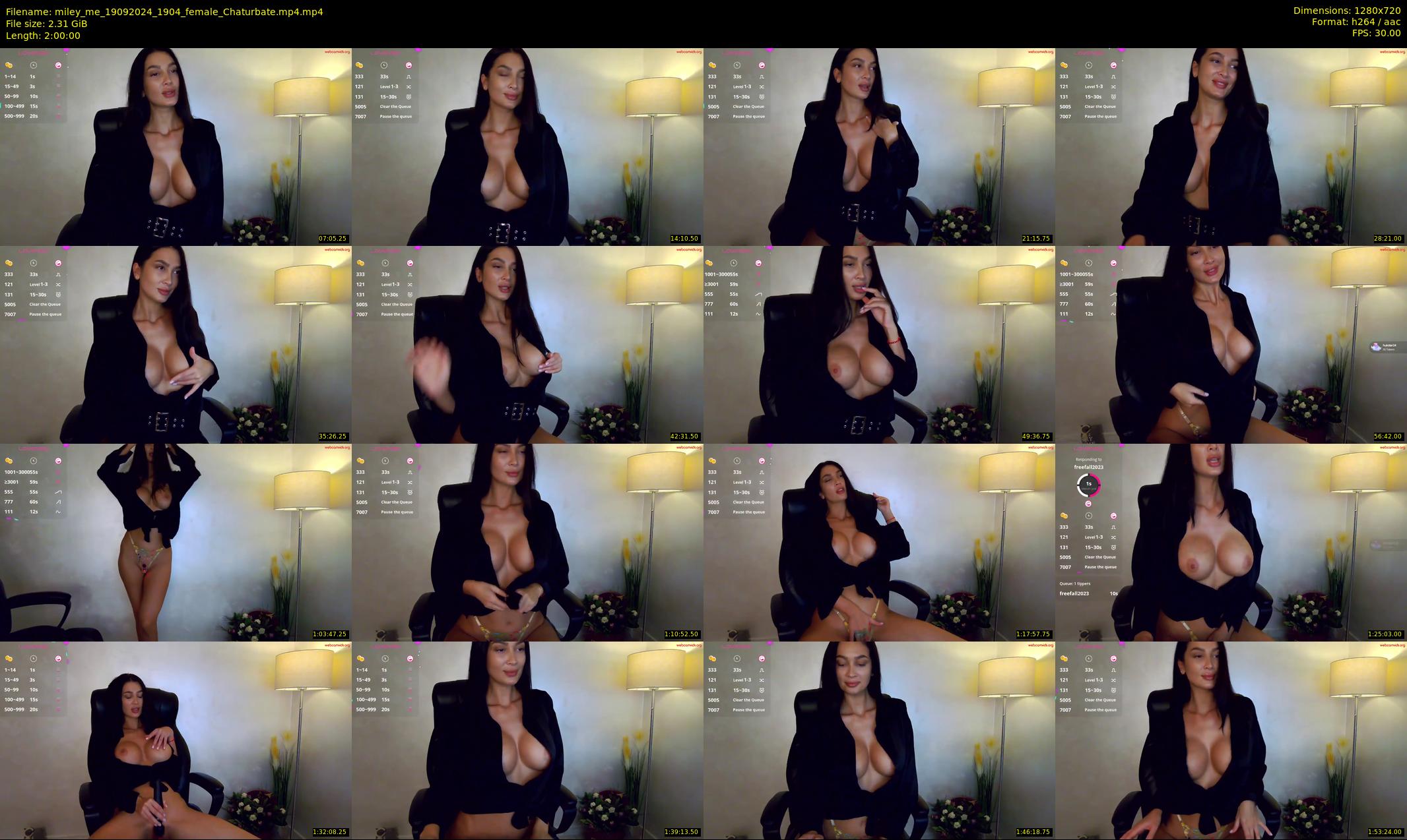 miley_me — 120 minute Chaturbate female cam show recording, 720p, Sep 19, 2024