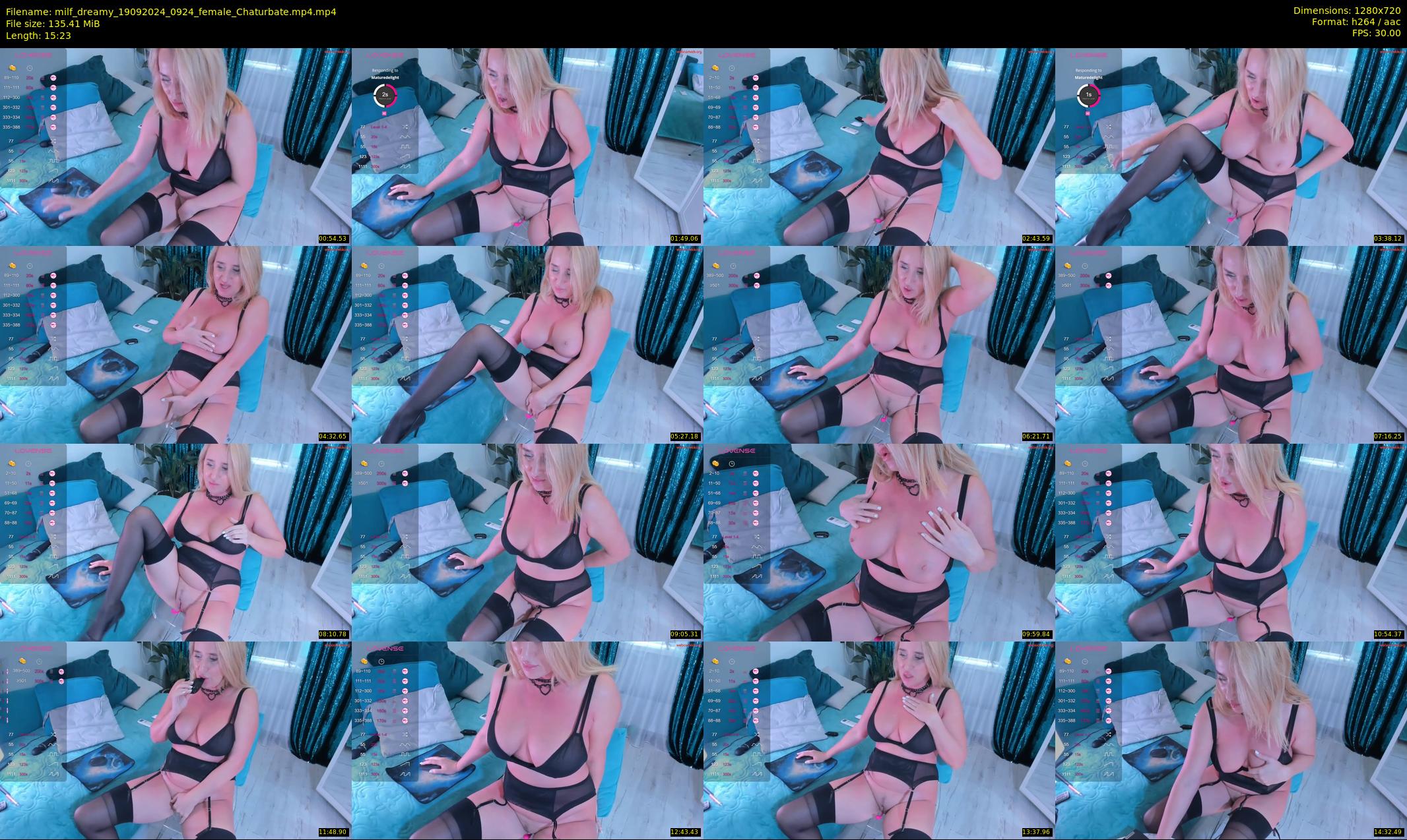 milf_dreamy — 16 minute Chaturbate female cam show recording, 720p, Sep 19, 2024