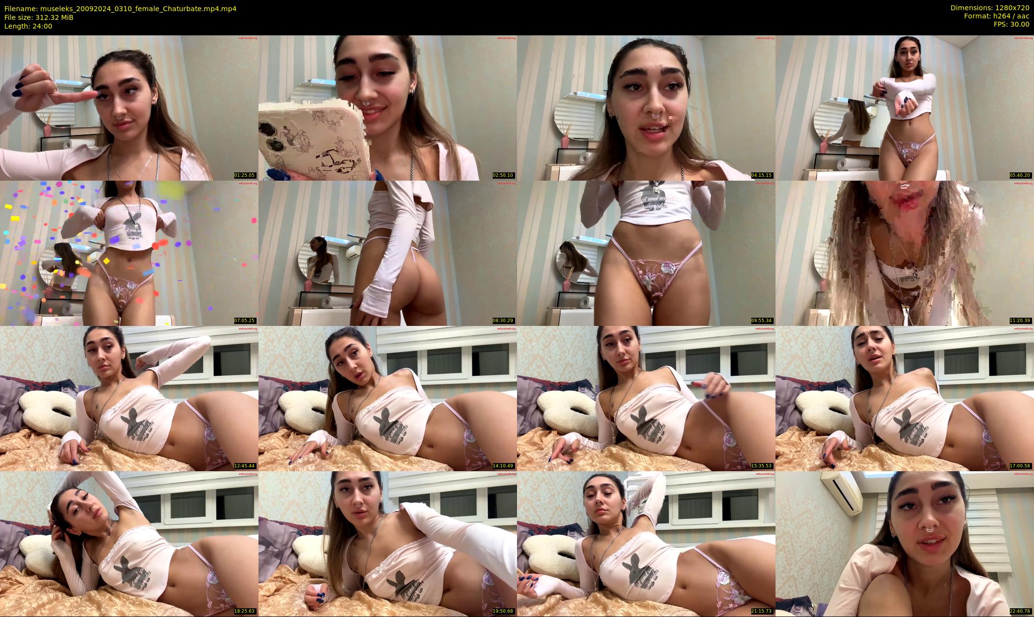 museleks — 24 minute Chaturbate female cam show recording, 720p, Sep 20, 2024