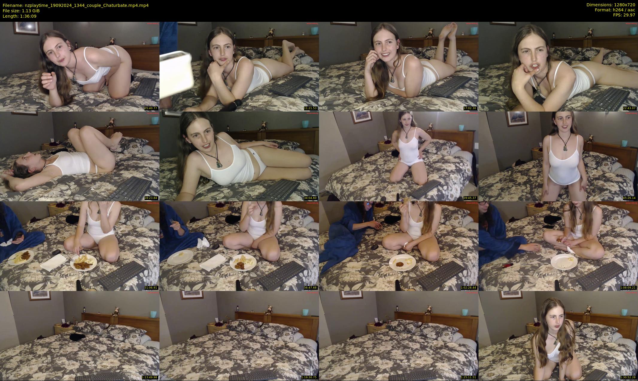 nzplaytime — 97 minute Chaturbate couple cam show recording, 720p, Sep 19, 2024