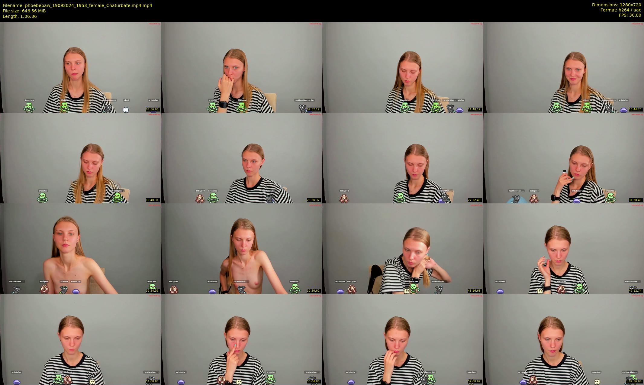 phoebepaw — 67 minute Chaturbate female cam show recording, 720p, Sep 19, 2024