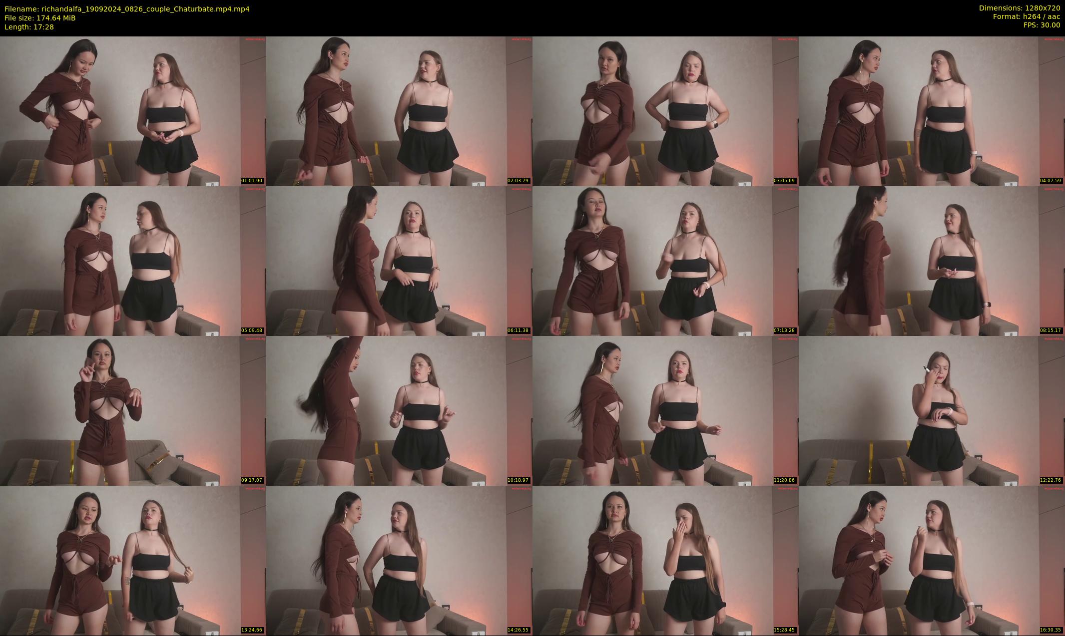 richandalfa — 18 minute Chaturbate couple cam show recording, 720p, Sep 19, 2024