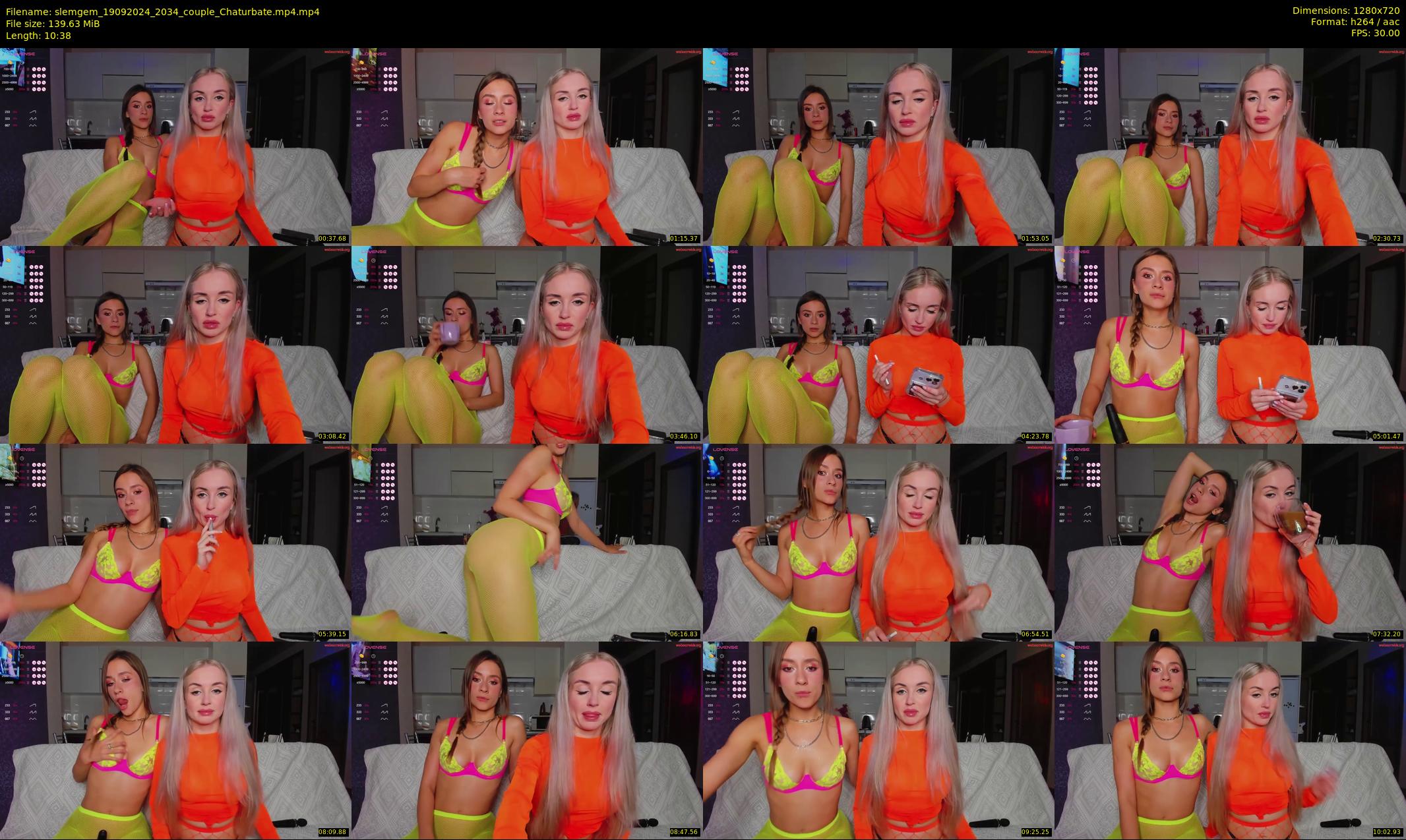 slemgem — 11 minute Chaturbate couple cam show recording, 720p, Sep 19, 2024