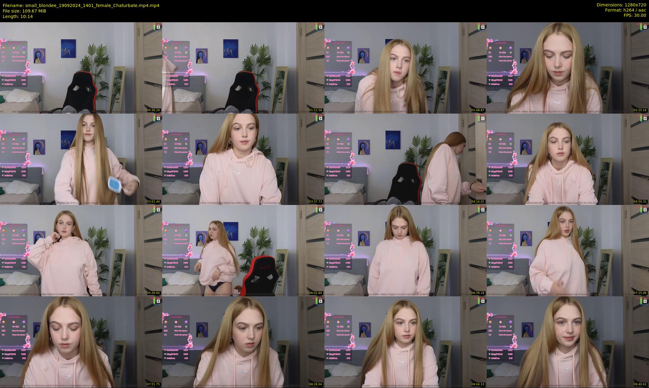 small_blondee — 11 minute Chaturbate female cam show recording, 720p, Sep 19, 2024