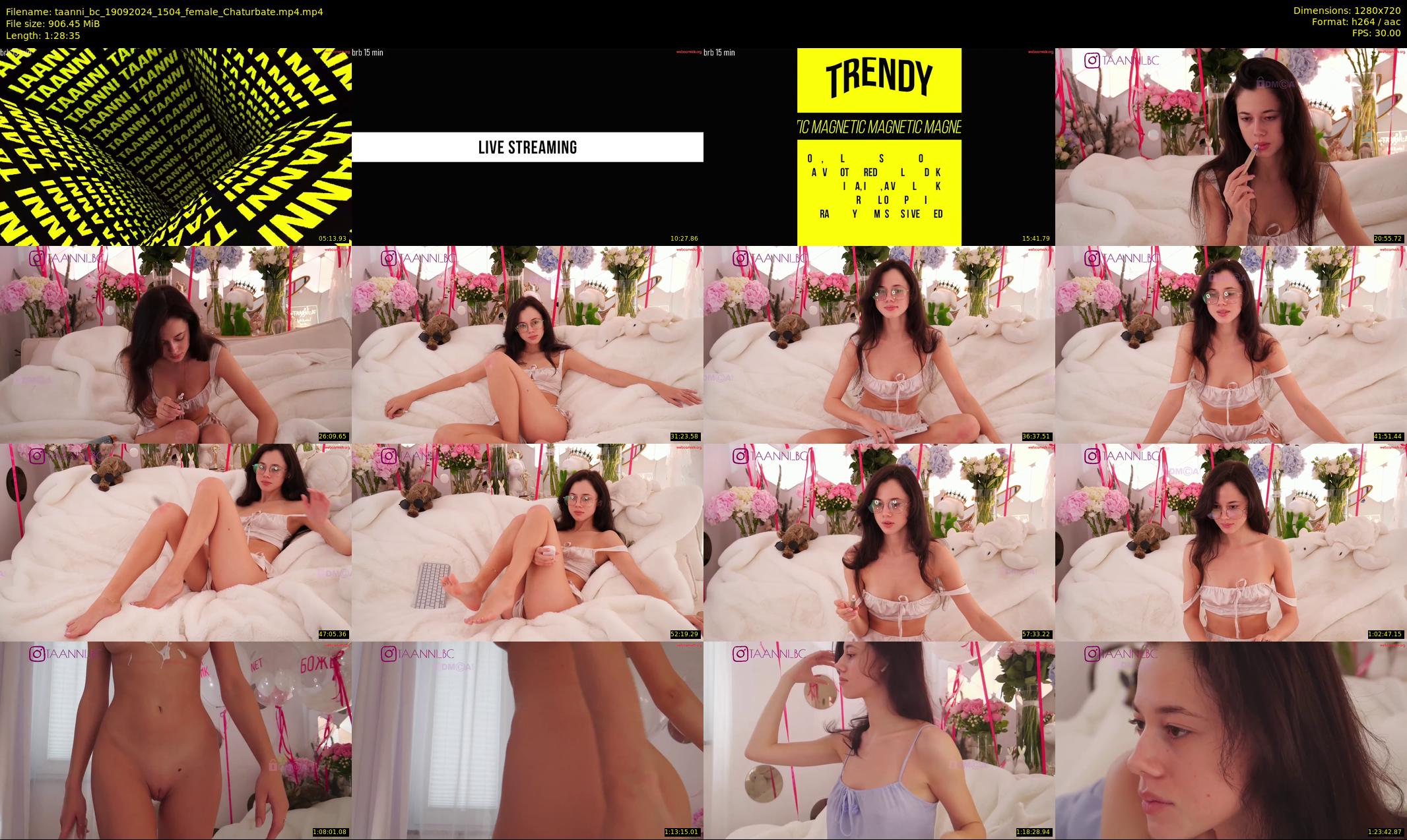 taanni_bc — 89 minute Chaturbate female cam show recording, 720p, Sep 19, 2024
