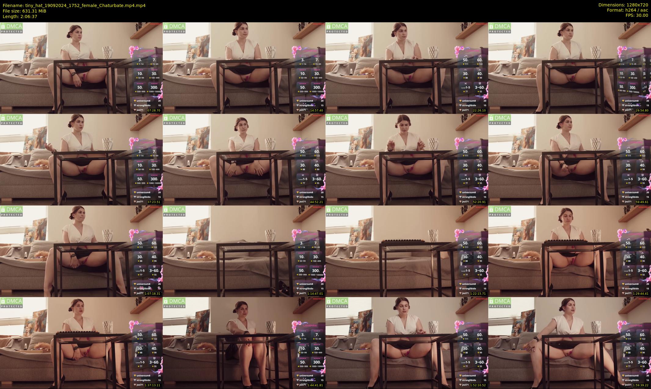 tiny_hat — 127 minute Chaturbate female cam show recording, 720p, Sep 19, 2024