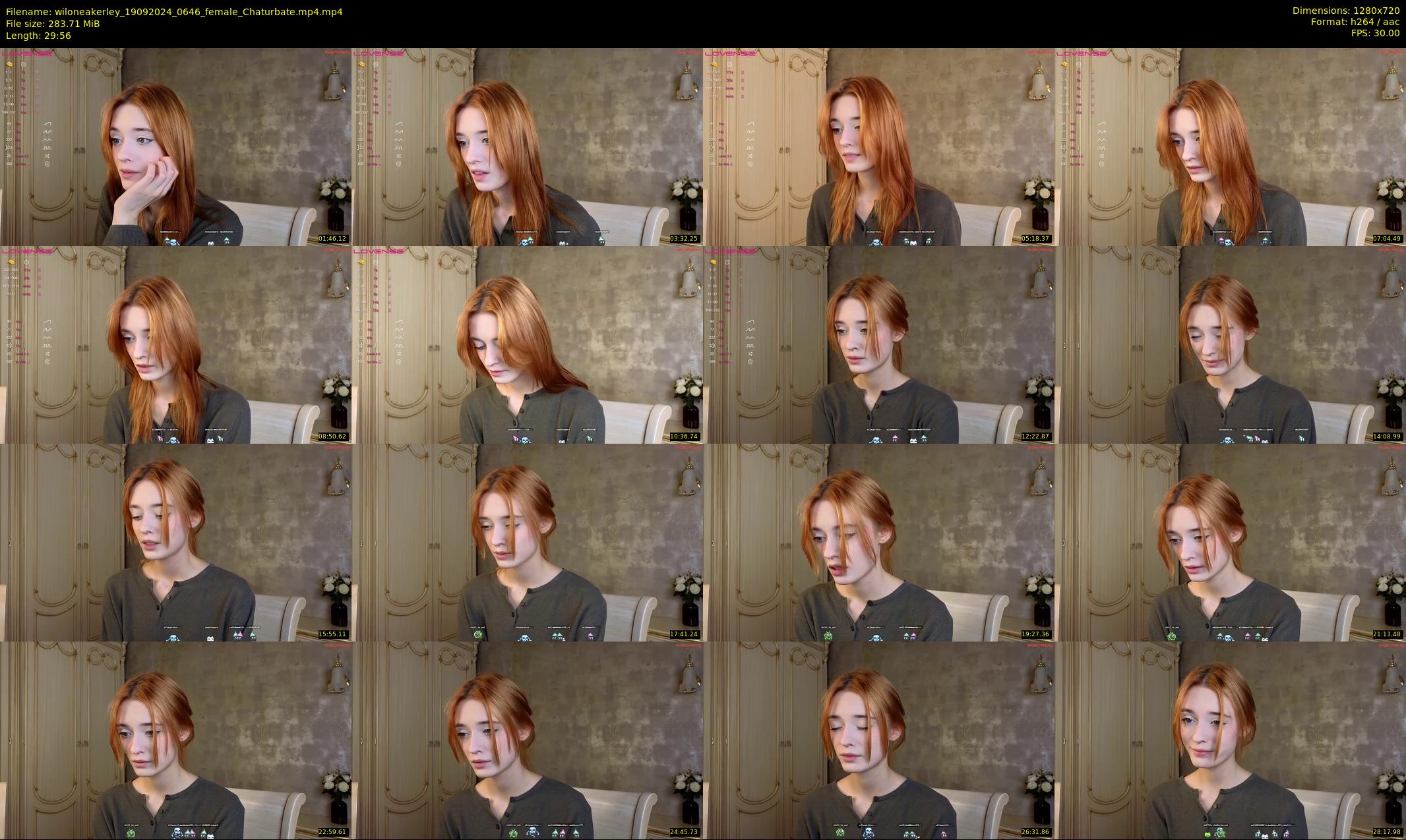 wiloneakerley — 30 minute Chaturbate female cam show recording, 720p, Sep 19, 2024