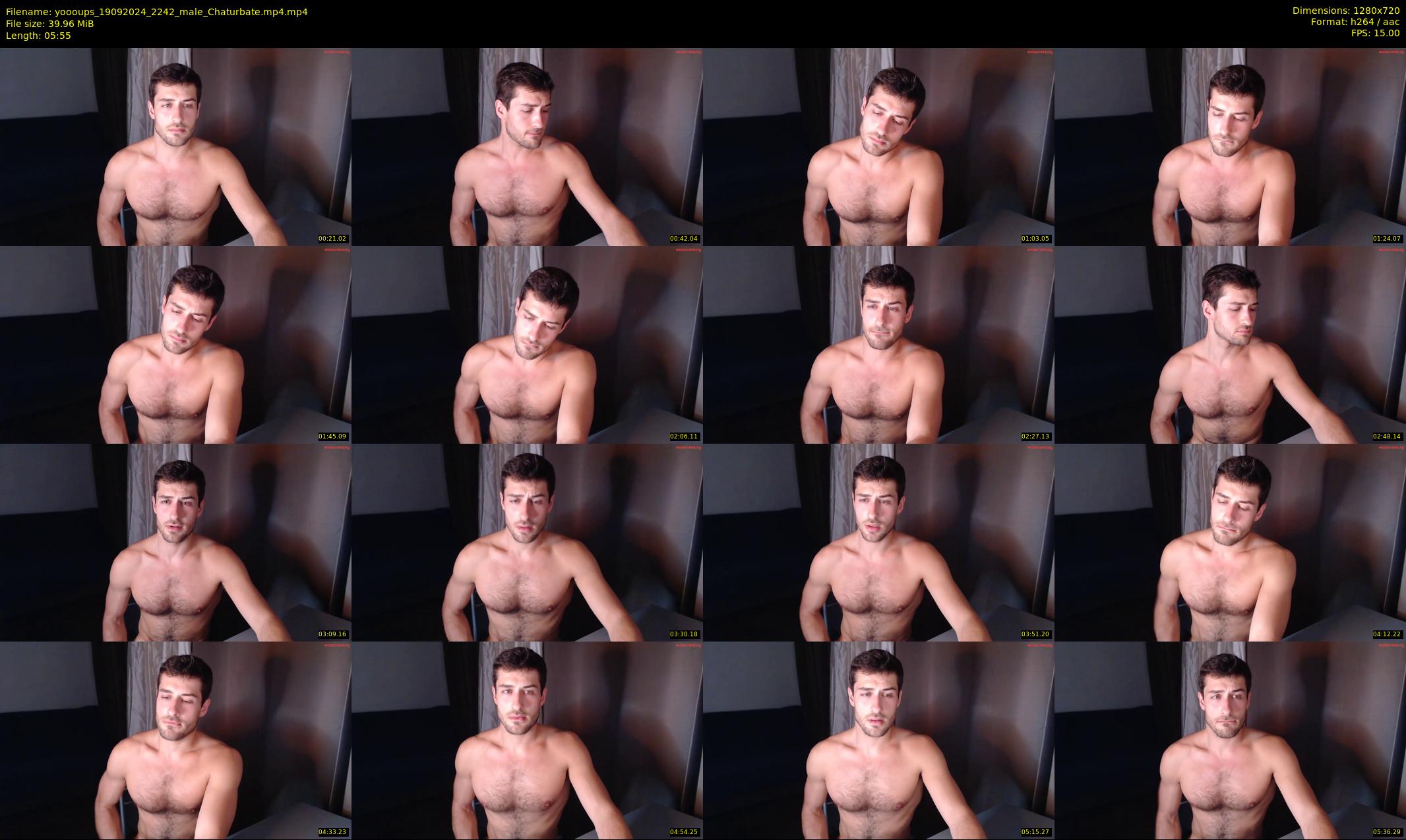 yoooups — 6 minute Chaturbate male cam show recording, 720p, Sep 19, 2024