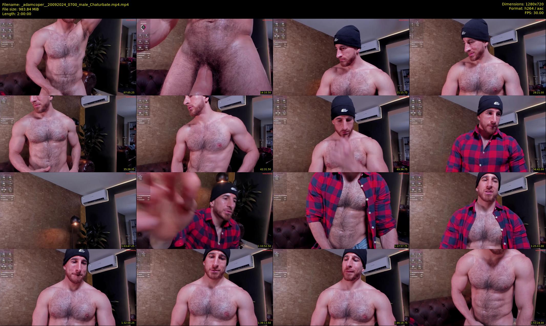 _adamcoper_ — 120 minute Chaturbate male cam show recording, 720p, Sep 20, 2024