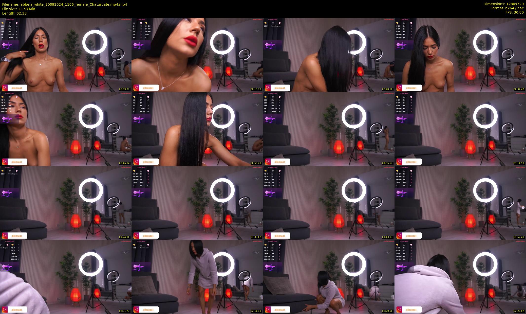 abbela_white — 3 minute Chaturbate female cam show recording, 720p, Sep 20, 2024