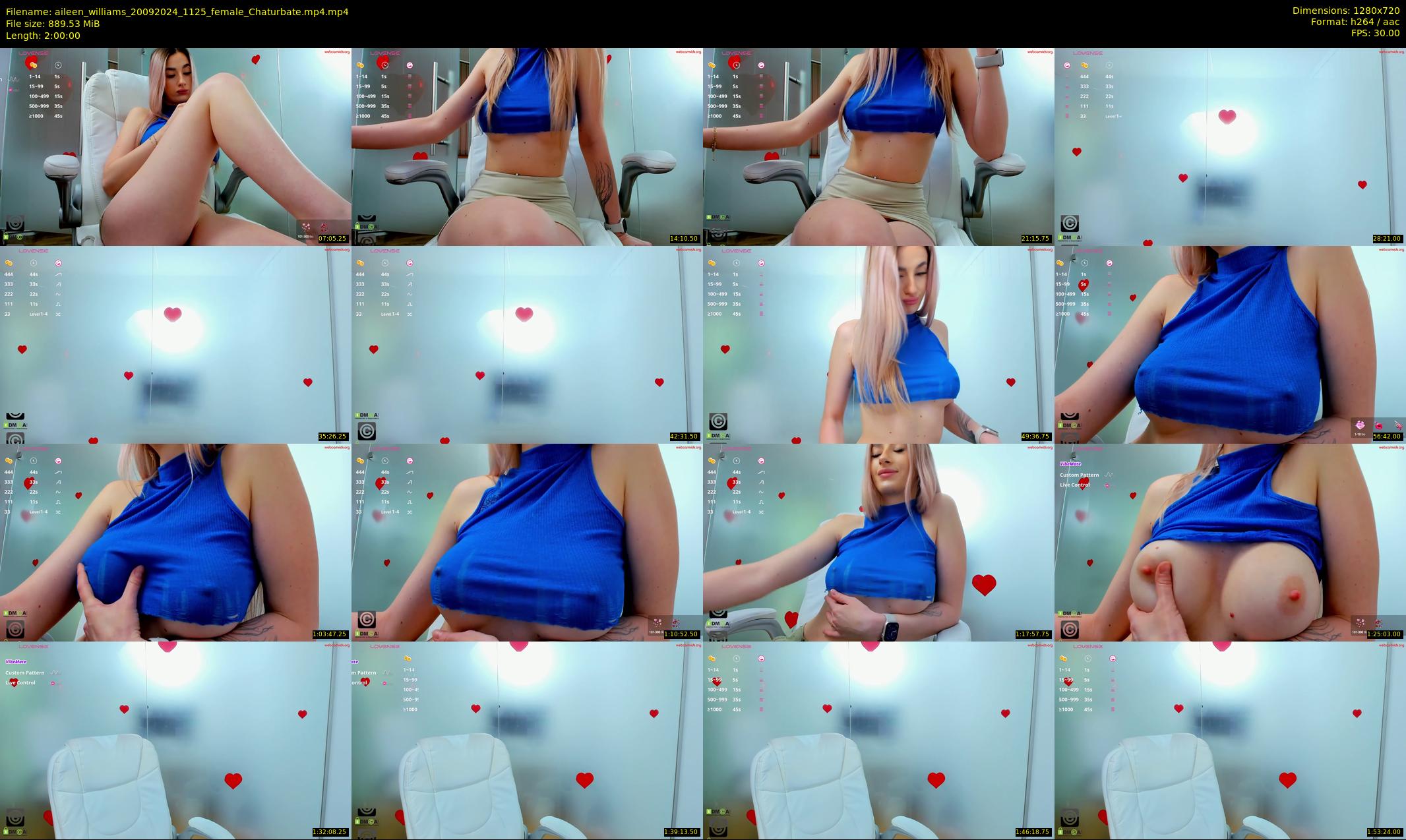 aileen_williams — 120 minute Chaturbate female cam show recording, 720p, Sep 20, 2024