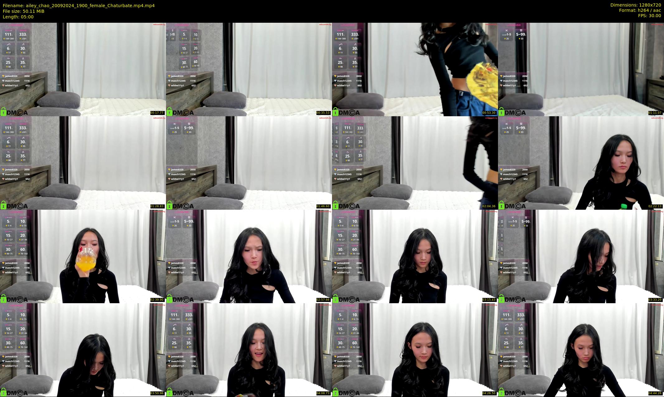 ailey_chao — 5 minute Chaturbate female cam show recording, 720p, Sep 20, 2024