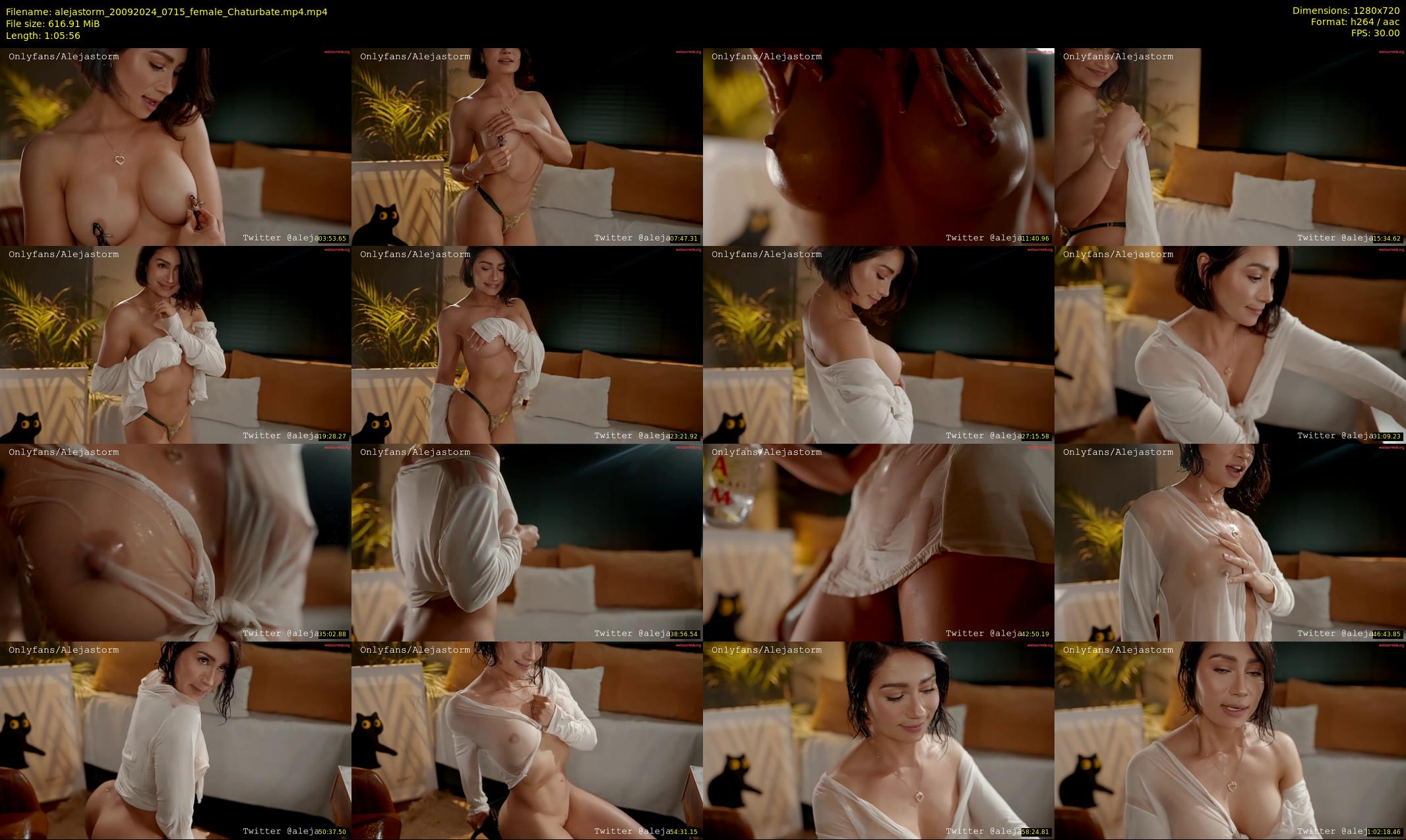 alejastorm — 66 minute Chaturbate female cam show recording, 720p, Sep 20, 2024