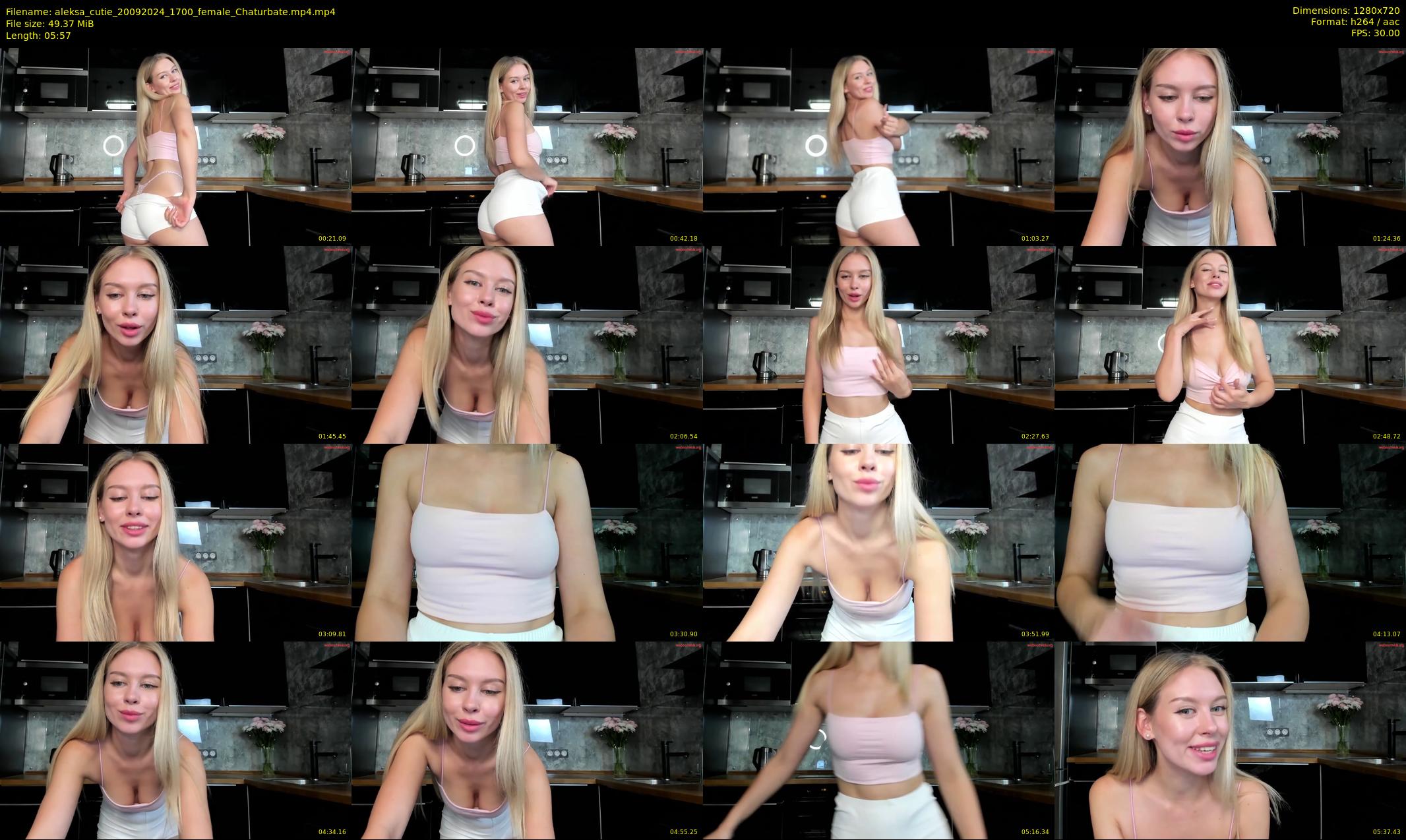 aleksa_cutie — 6 minute Chaturbate female cam show recording, 720p, Sep 20, 2024