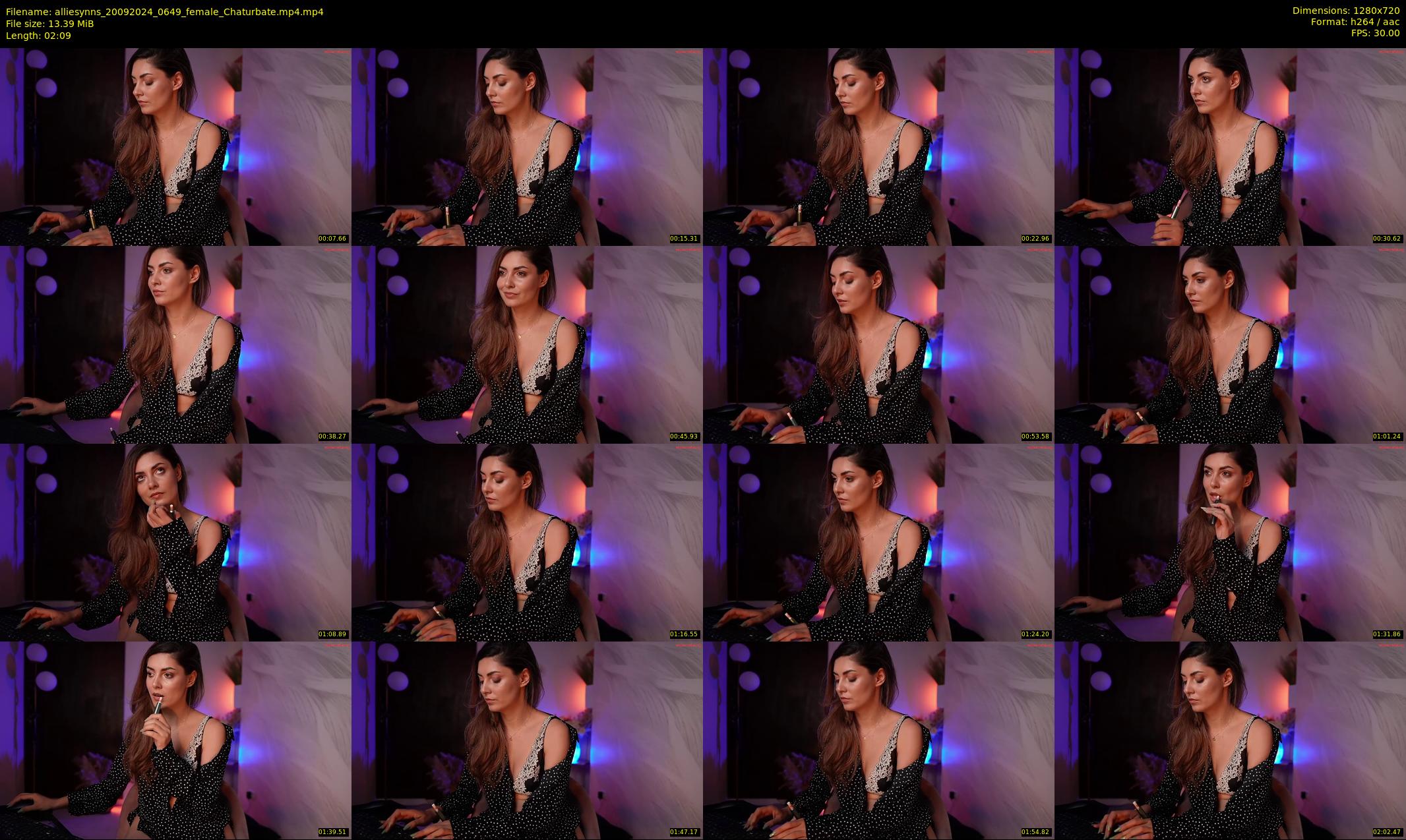 alliesynns — 3 minute Chaturbate female cam show recording, 720p, Sep 20, 2024