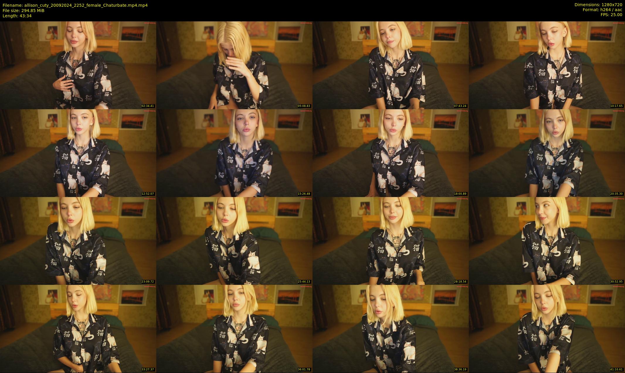 allison_cuty — 44 minute Chaturbate female cam show recording, 720p, Sep 20, 2024